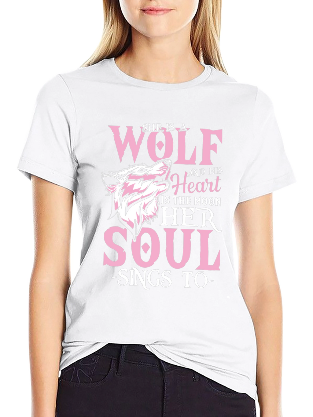 She is a Wolf T-Shirt - Moon Soul Design