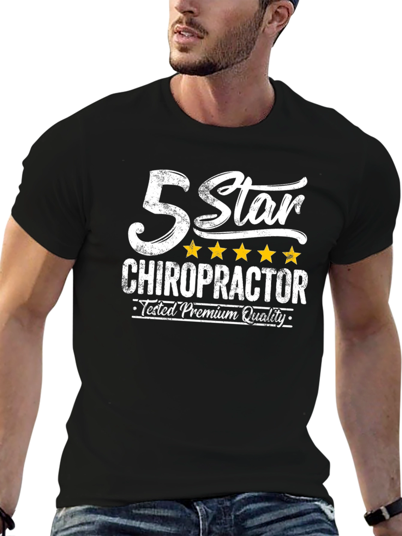 5 Star Chiropractor T-Shirt - Premium Quality Tested