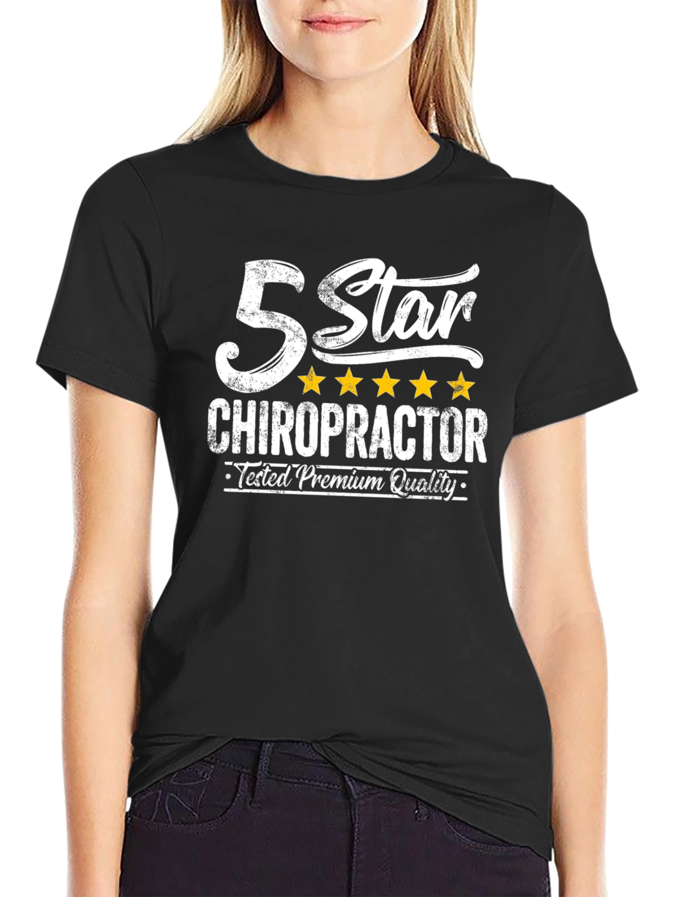 5 Star Chiropractor T-Shirt - Premium Quality Tested
