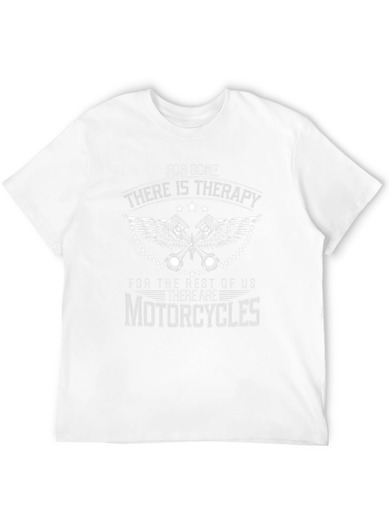 Motorcycle Therapy Black Graphic T-Shirt