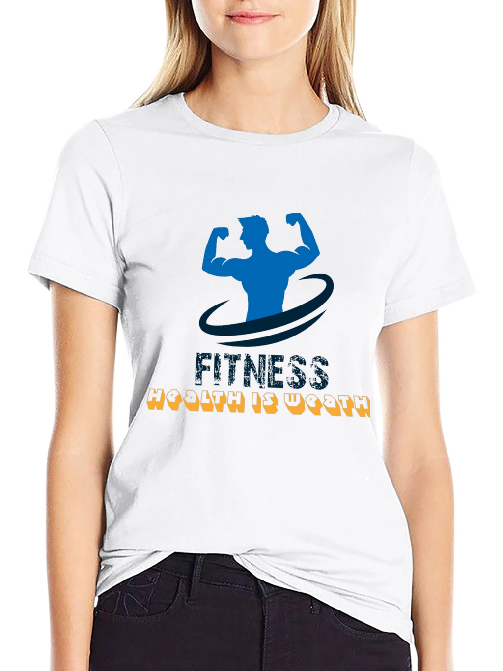 Fitness Health is Wealth T-Shirt