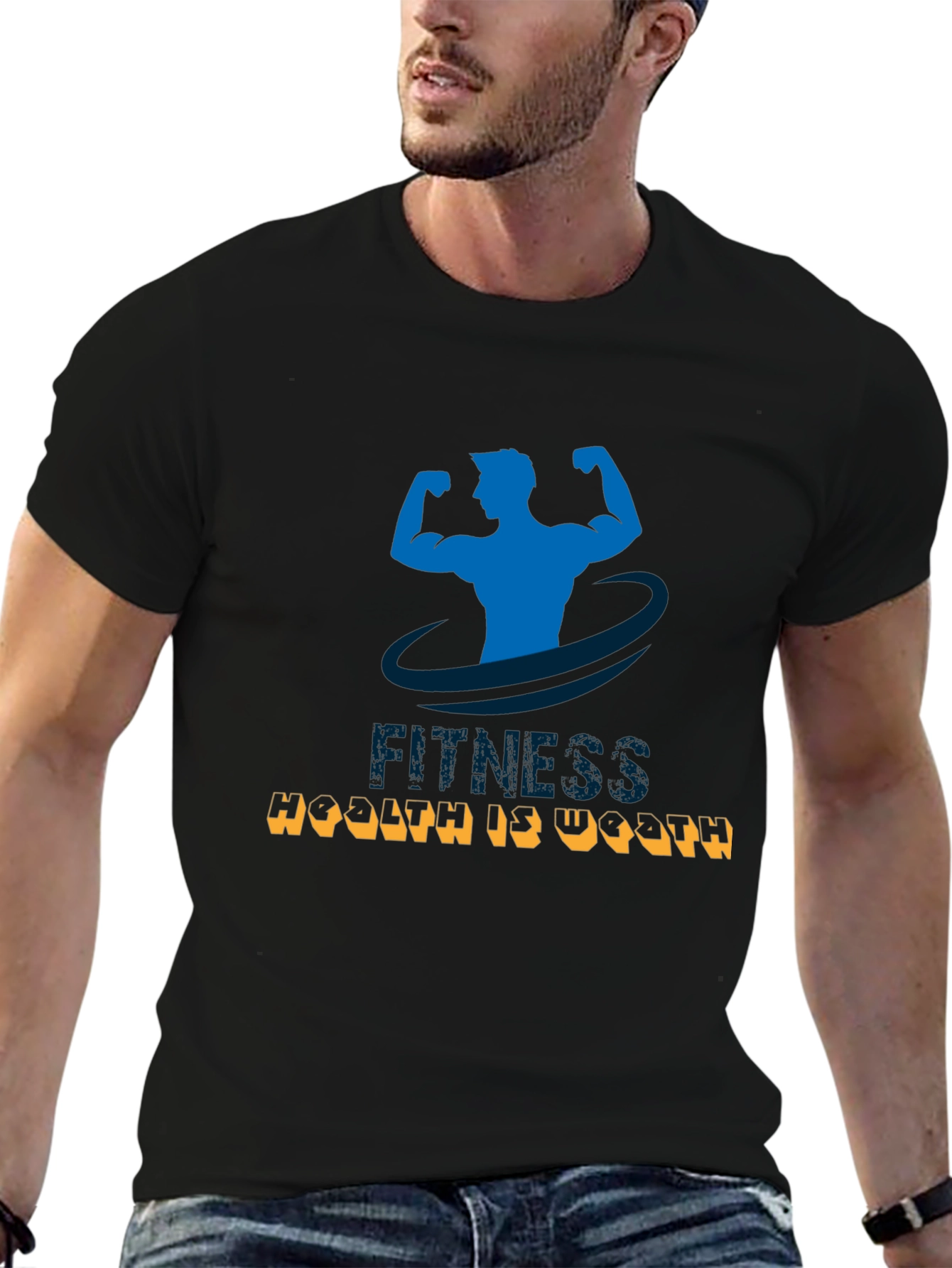 Fitness Health is Wealth T-Shirt