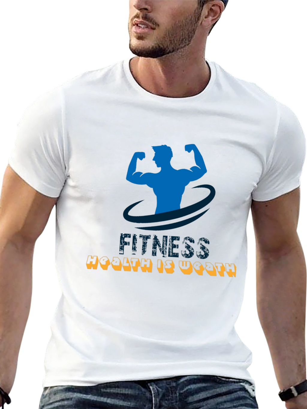 Fitness Health is Wealth T-Shirt