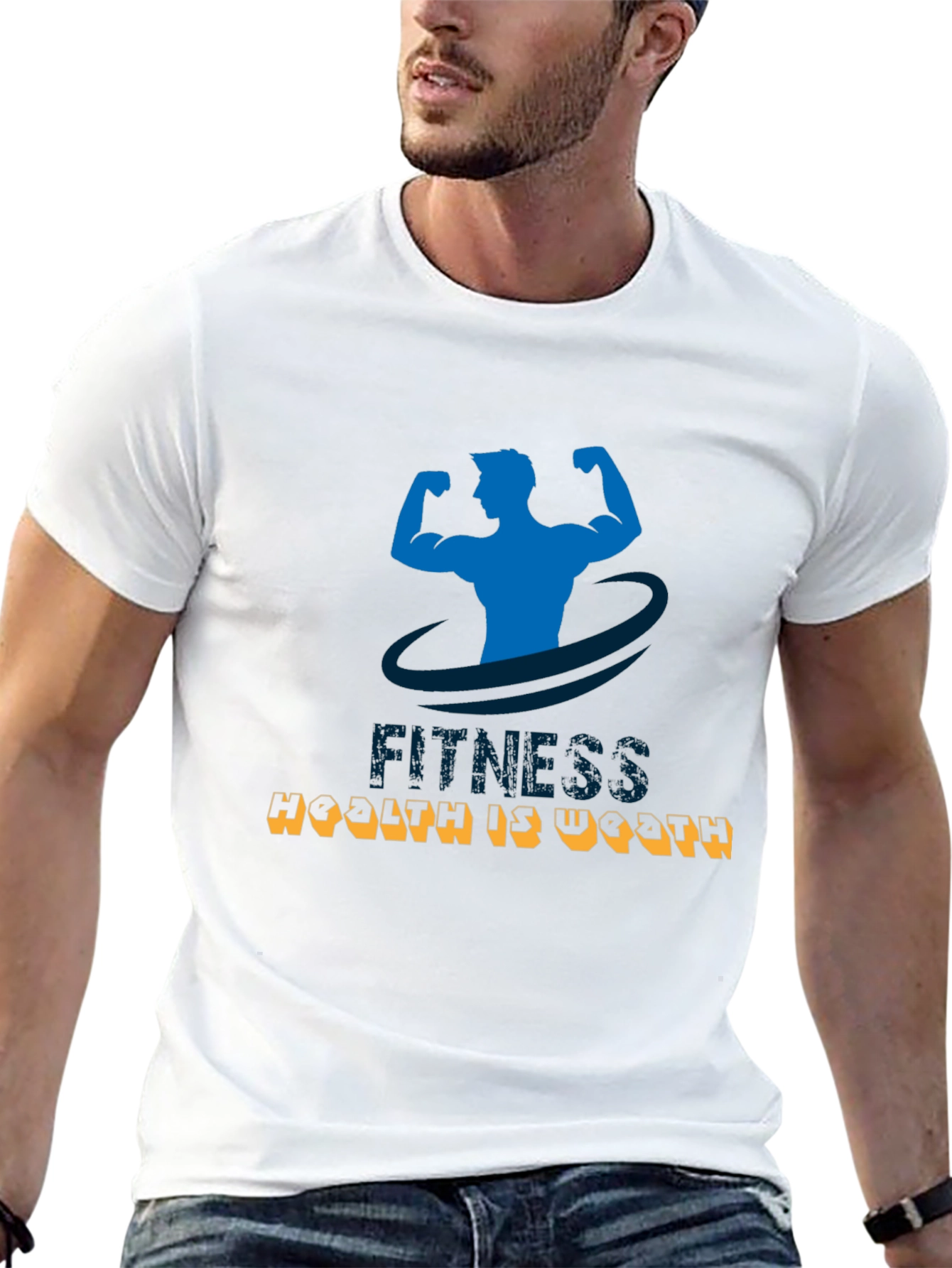 Fitness Health is Wealth T-Shirt
