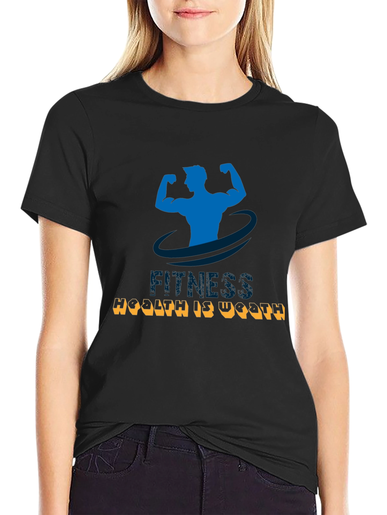 Fitness Health is Wealth T-Shirt