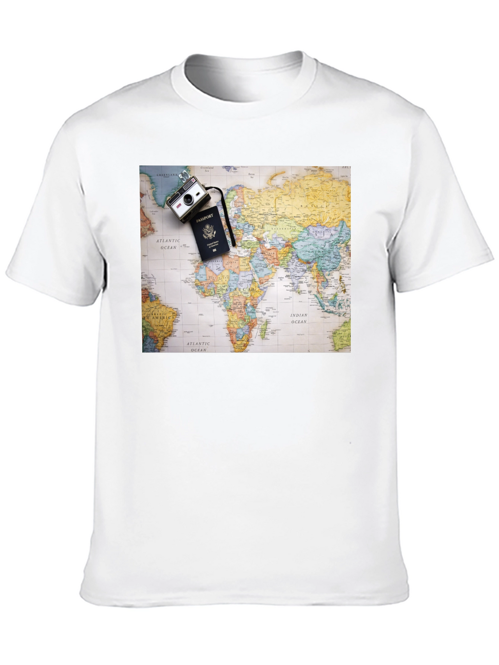 World Map Travel T-Shirt
