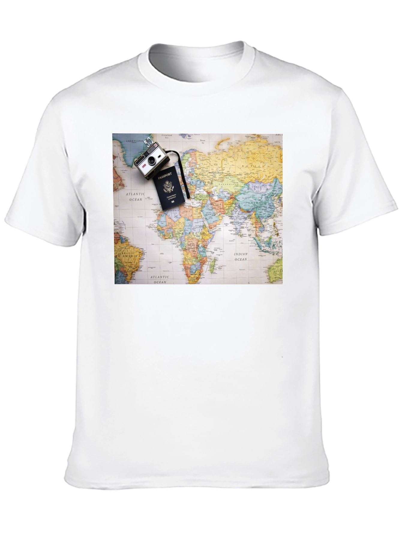 World Map Travel T-Shirt