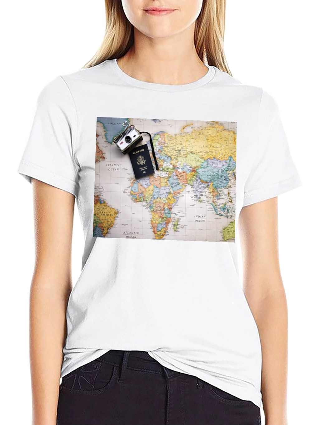 World Map Travel T-Shirt