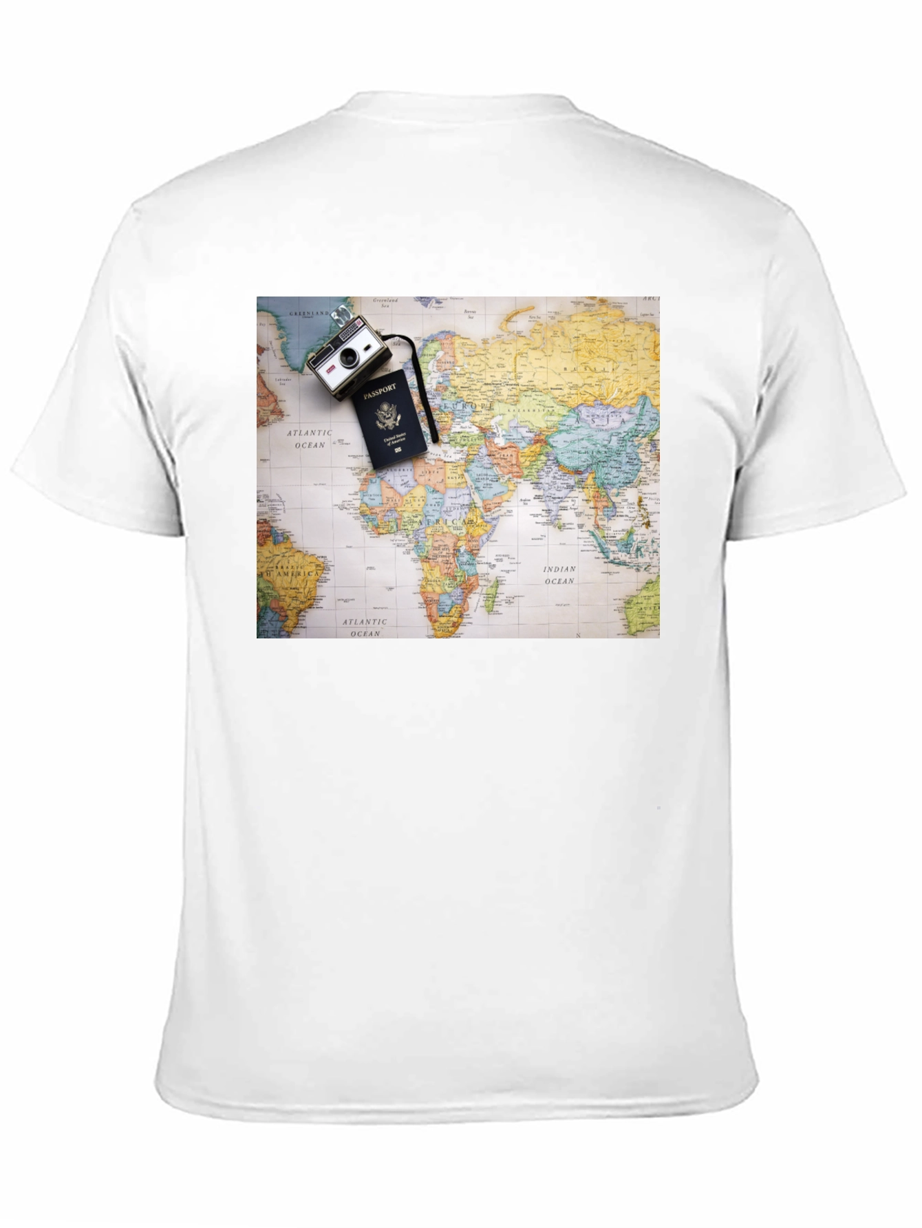 World Map Travel T-Shirt