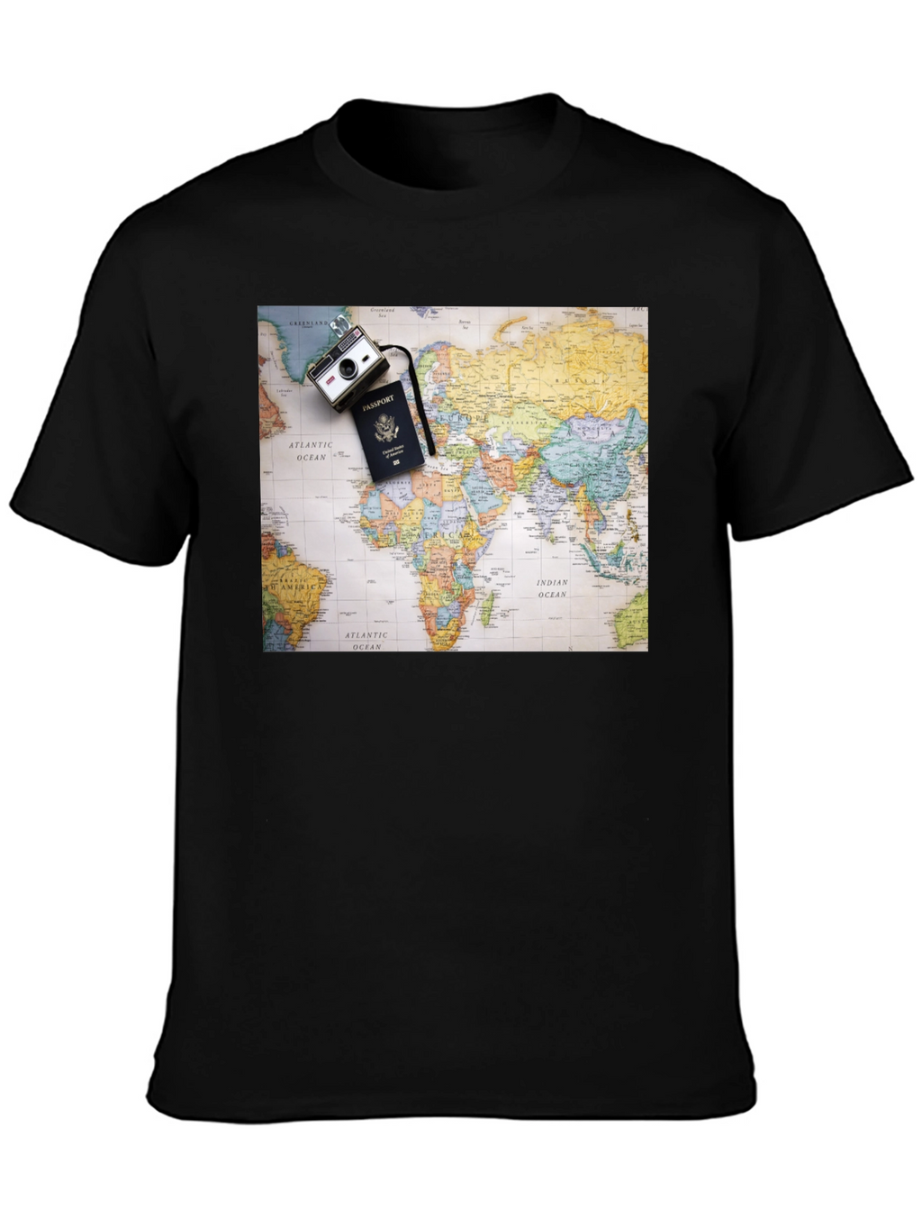 World Map Travel T-Shirt