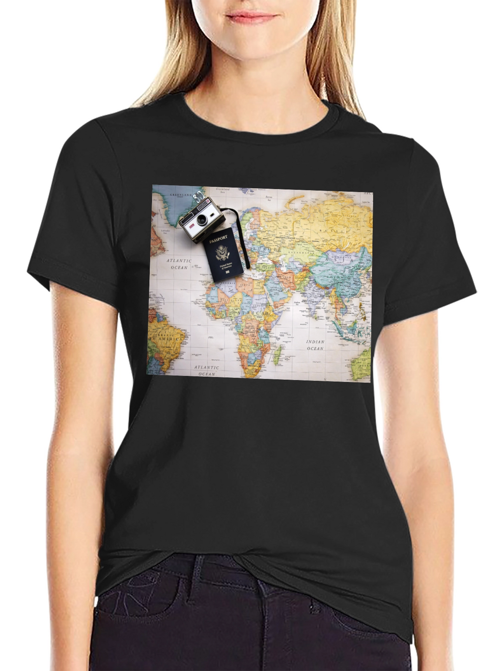 World Map Travel T-Shirt