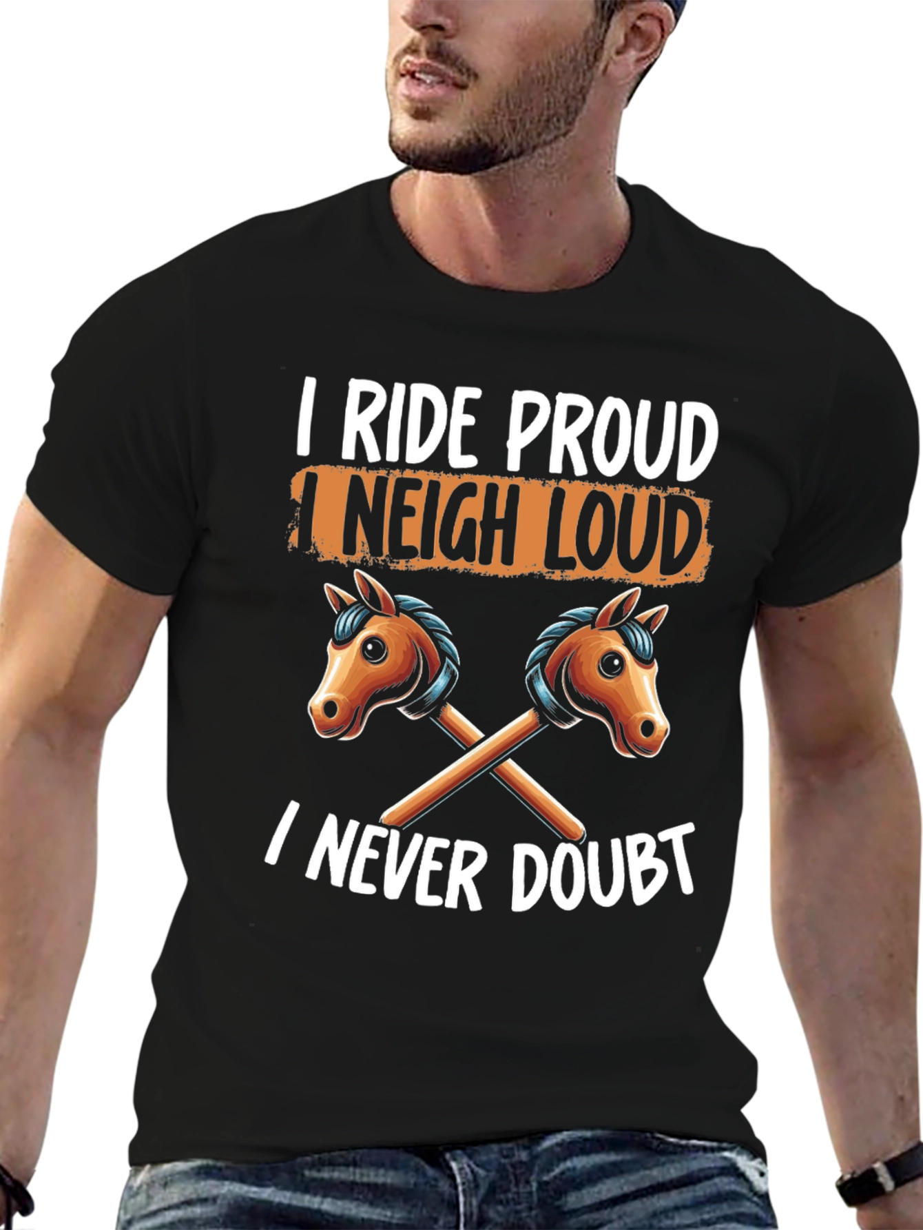 Ride Proud Neigh Loud Graphic T-Shirt