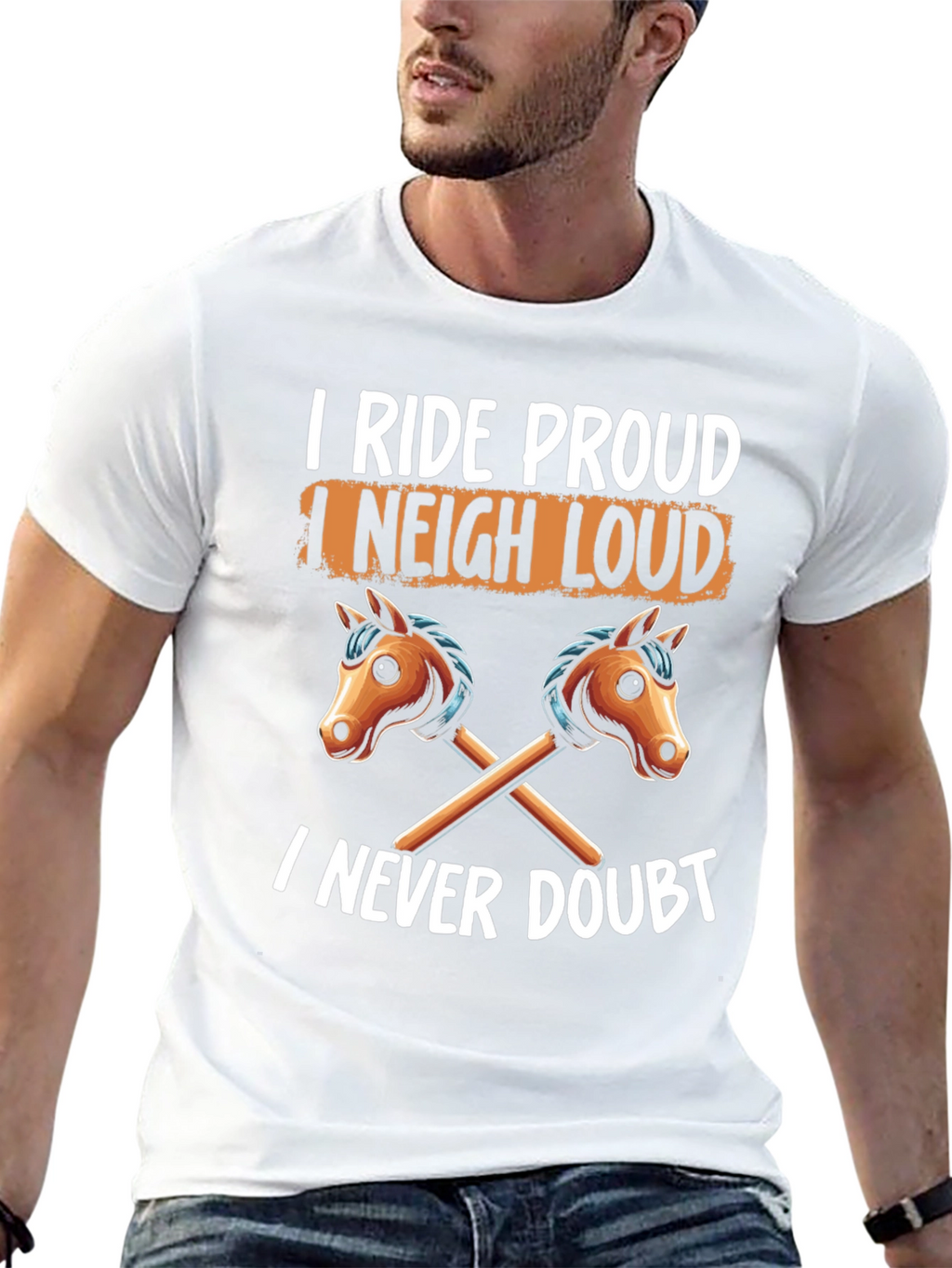 Ride Proud Neigh Loud Graphic T-Shirt