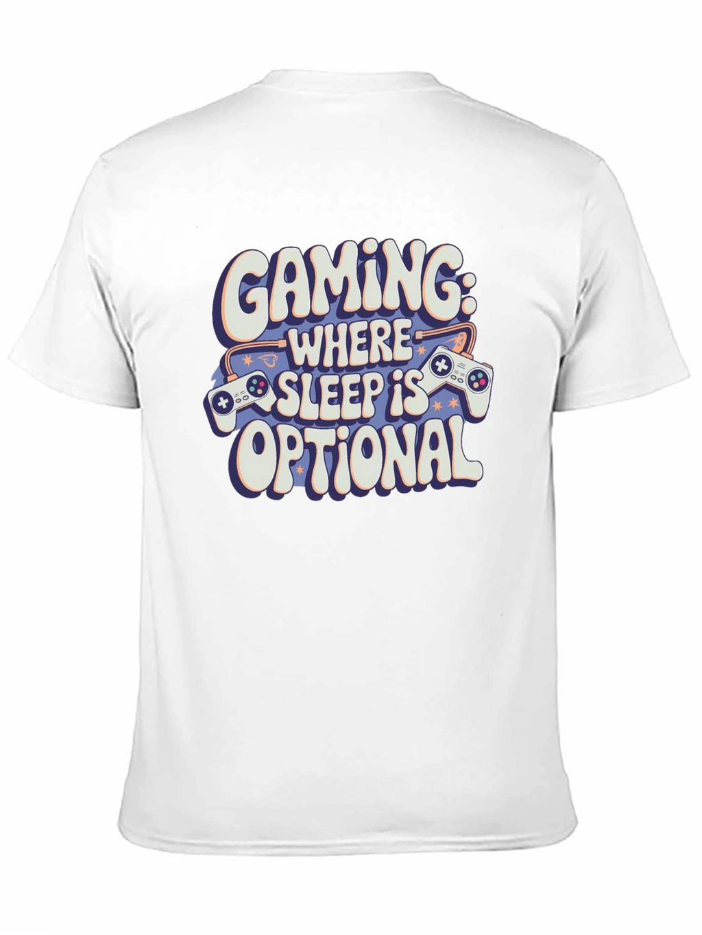 Gaming: Where Sleep Is Optional Black T-Shirt