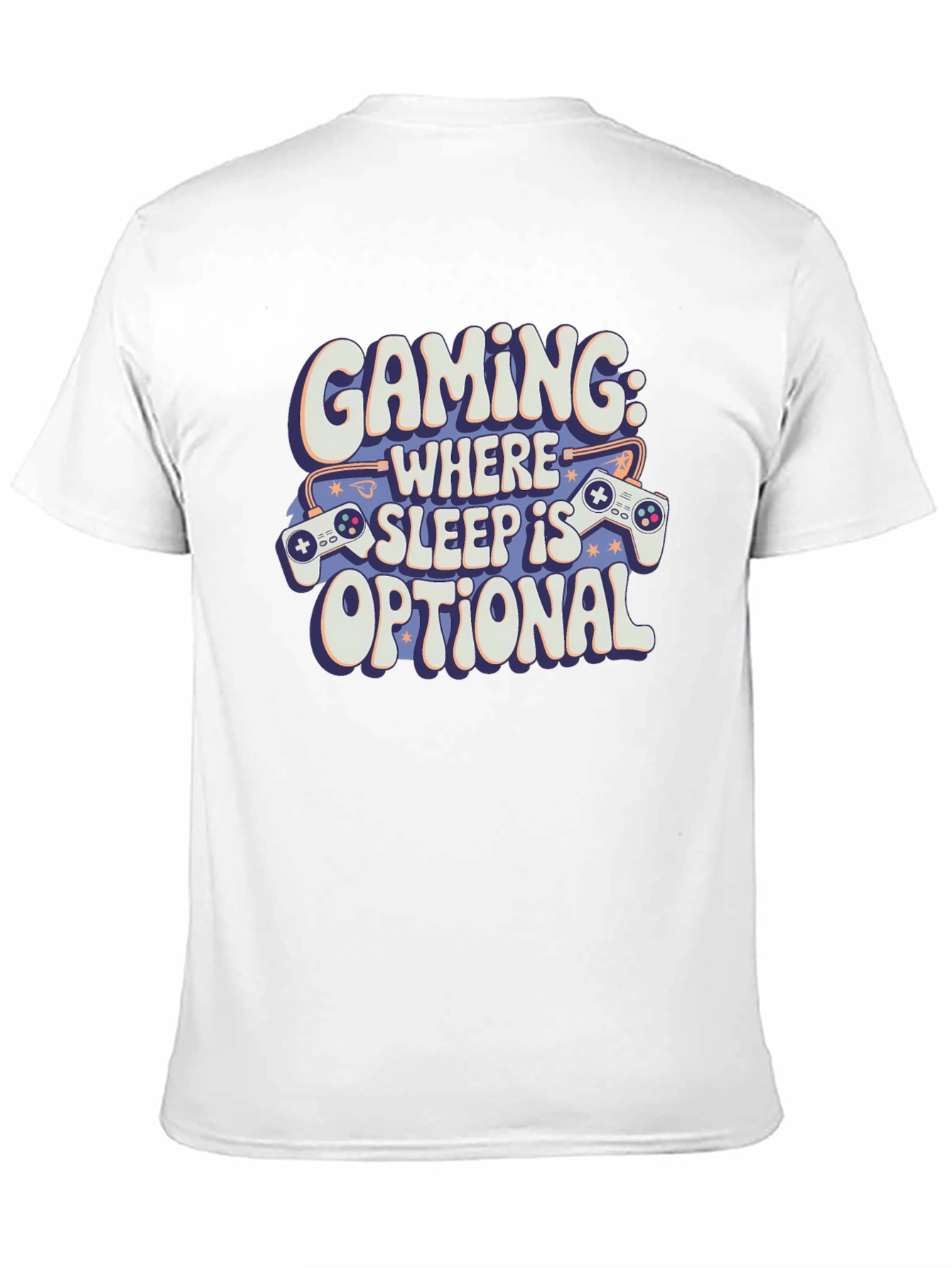 Gaming: Where Sleep Is Optional Black T-Shirt