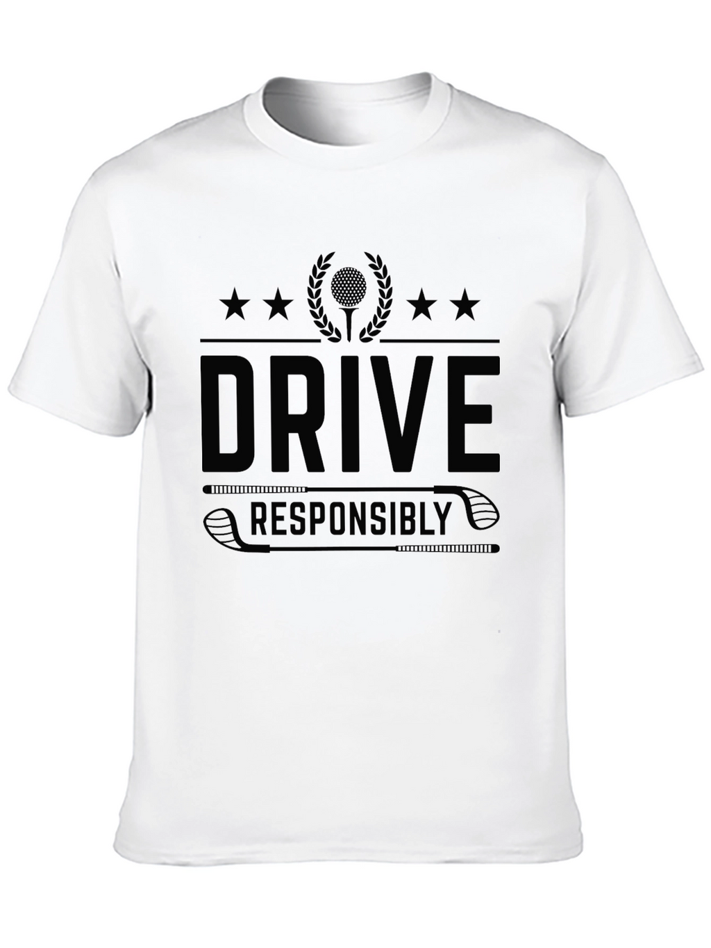 Drive Responsibly Black Graphic Tee