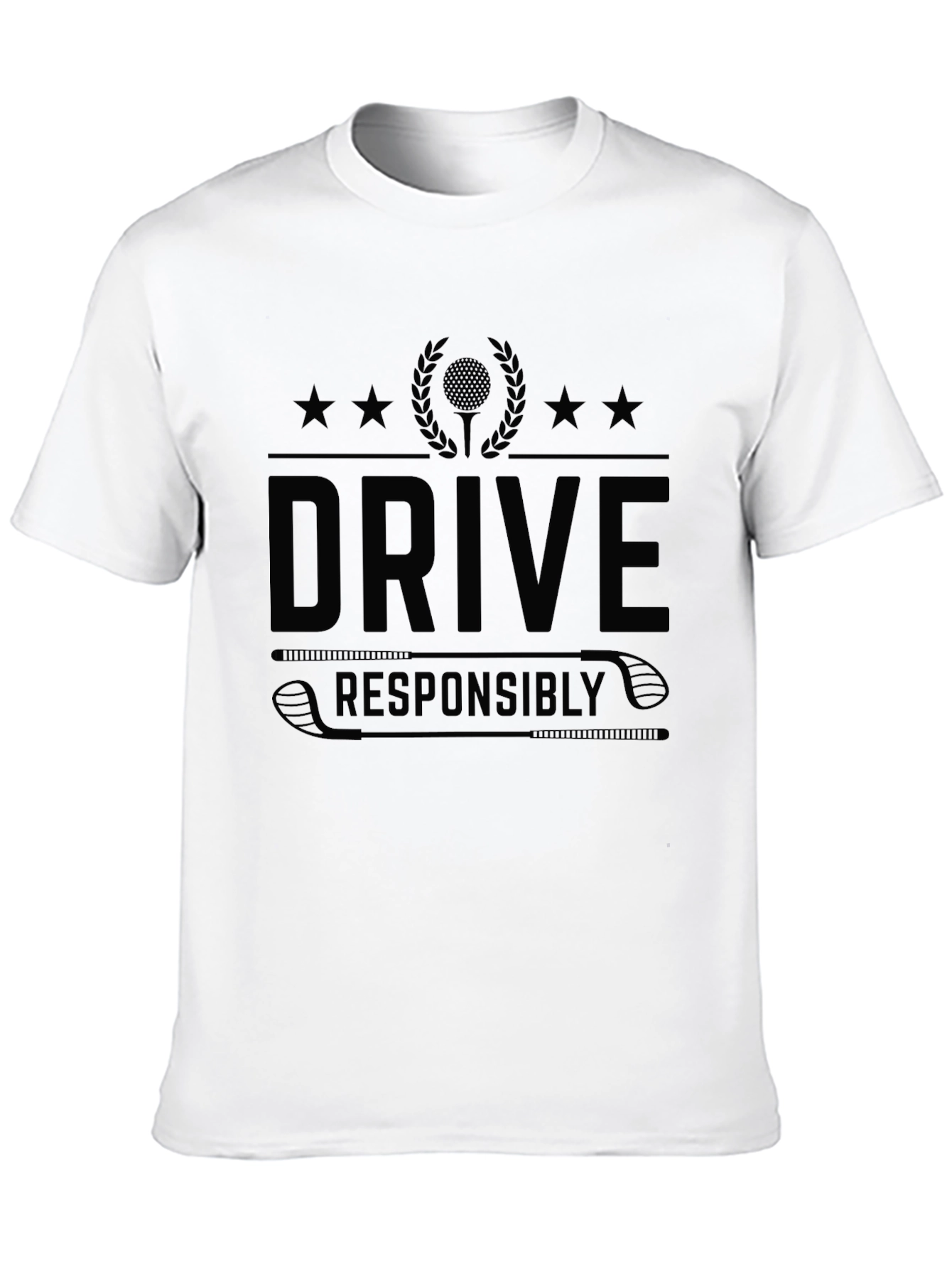 Drive Responsibly Black Graphic Tee