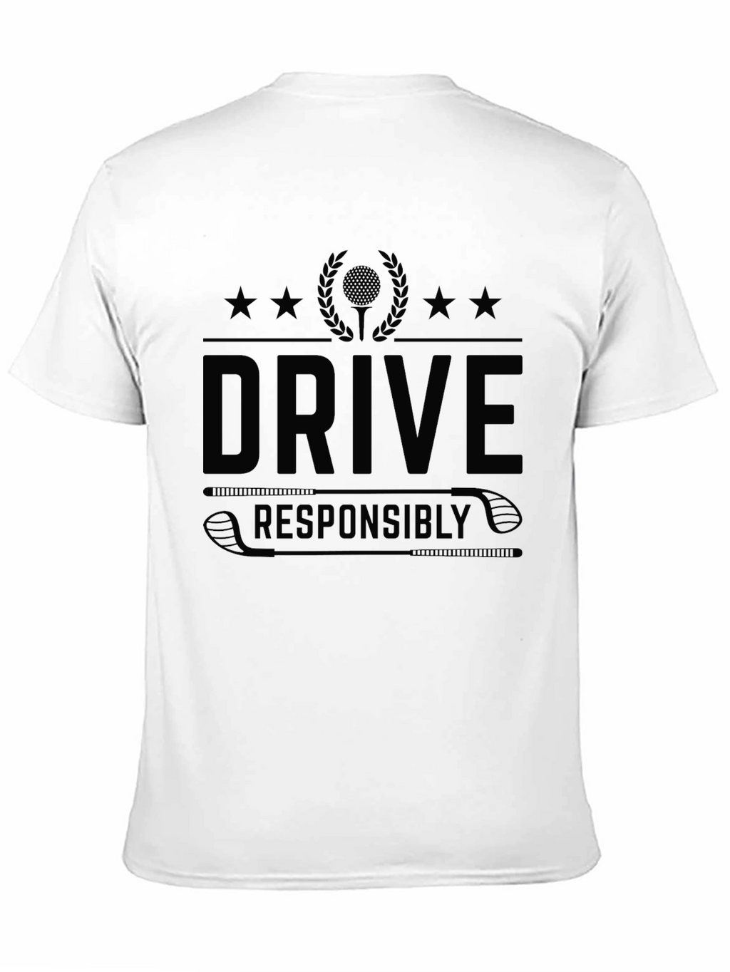 Drive Responsibly Black Graphic Tee