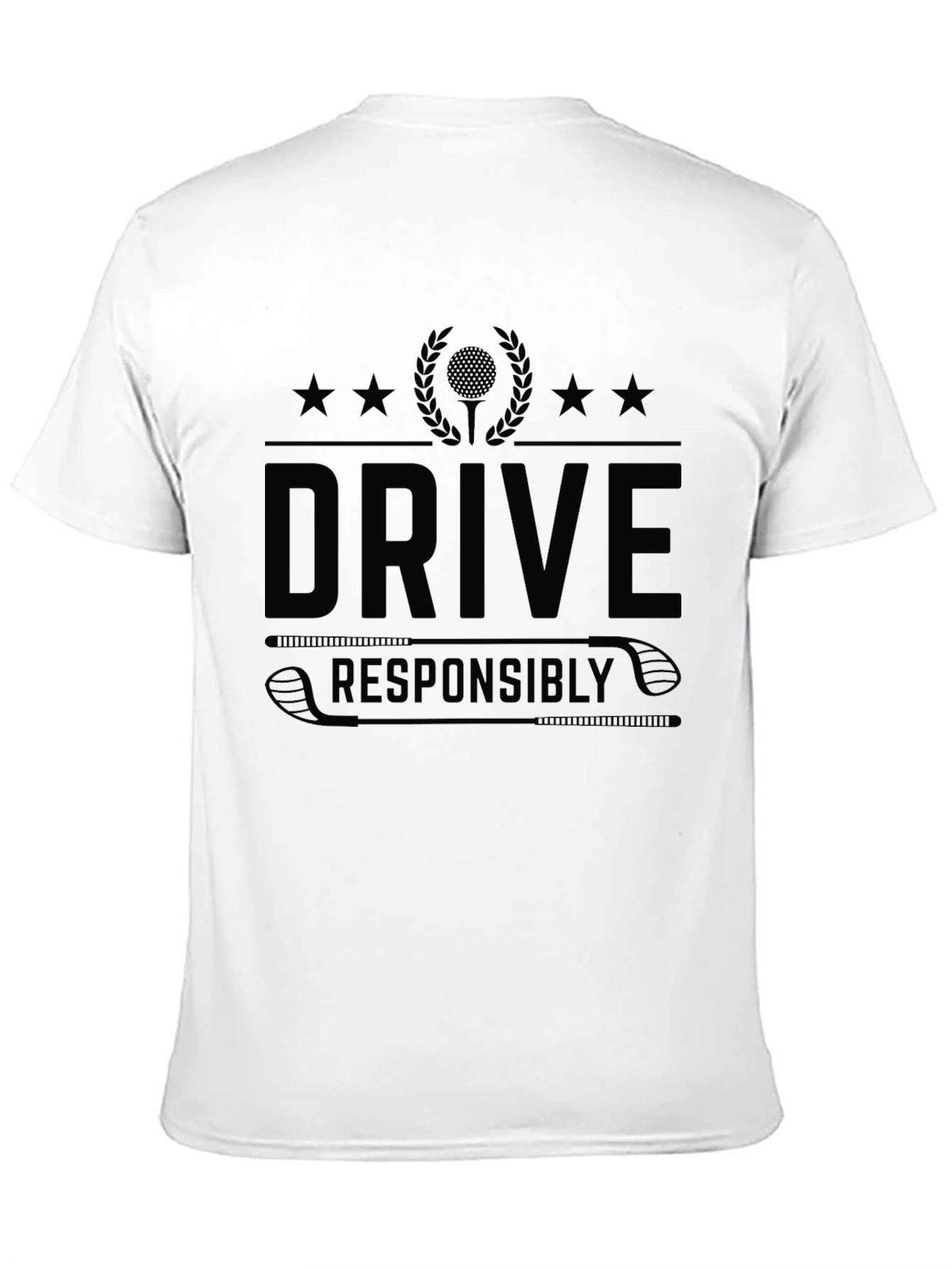 Drive Responsibly Black Graphic Tee