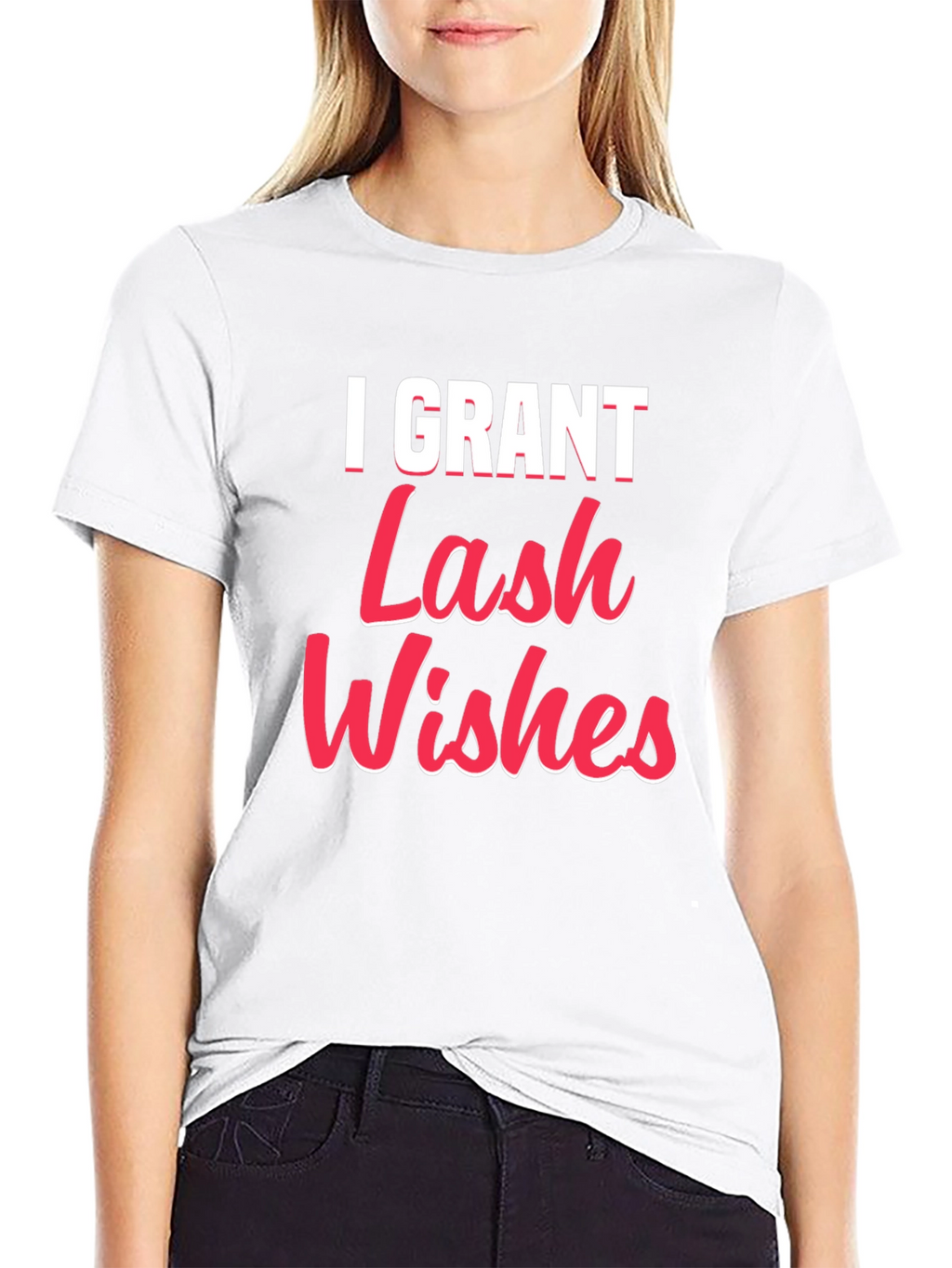 I Grant Lash Wishes Black T-Shirt