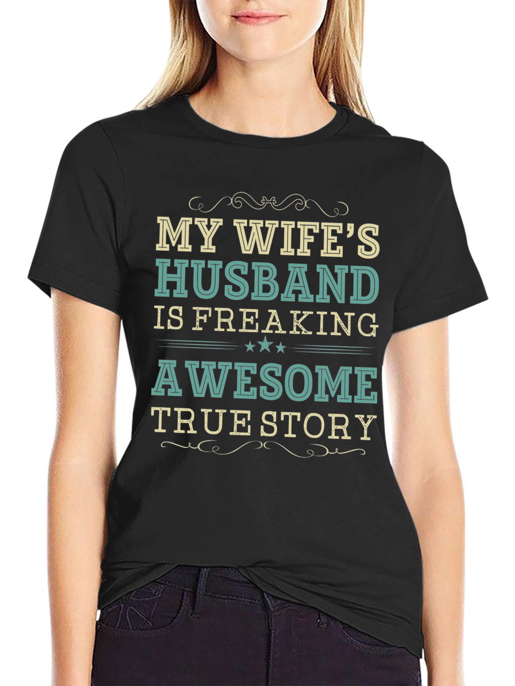 My Wifes Husband Awesome Funny T-Shirt