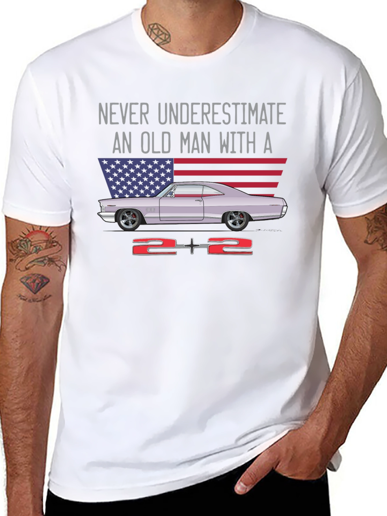 Old Man Car T-Shirt