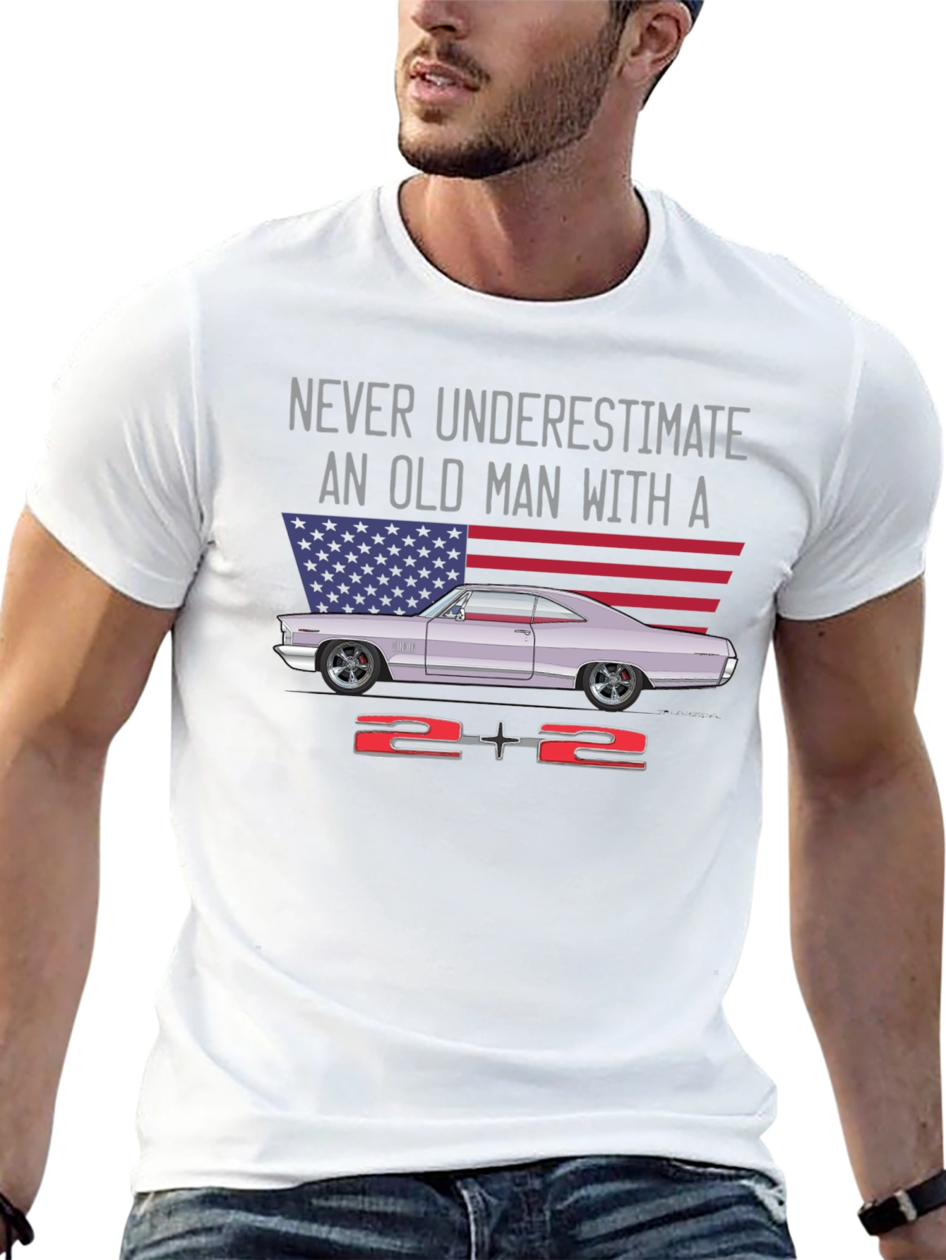 Old Man Car T-Shirt