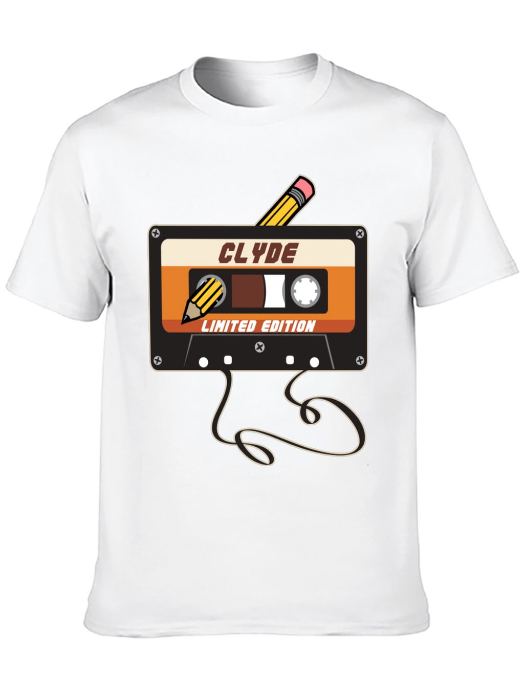 Retro Cassette Tape T-Shirt - Clyde Limited Edition