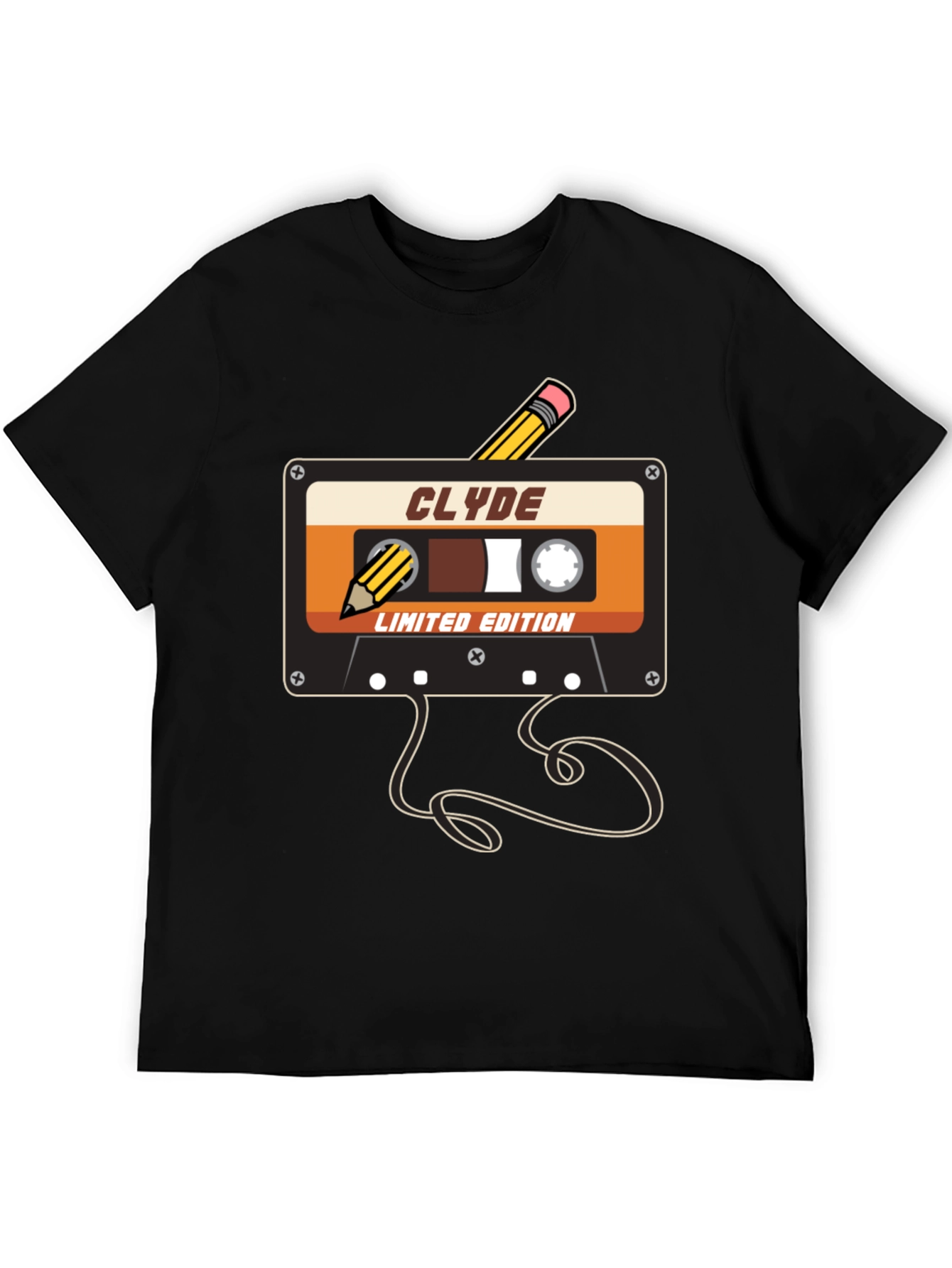 Retro Cassette Tape T-Shirt - Clyde Limited Edition