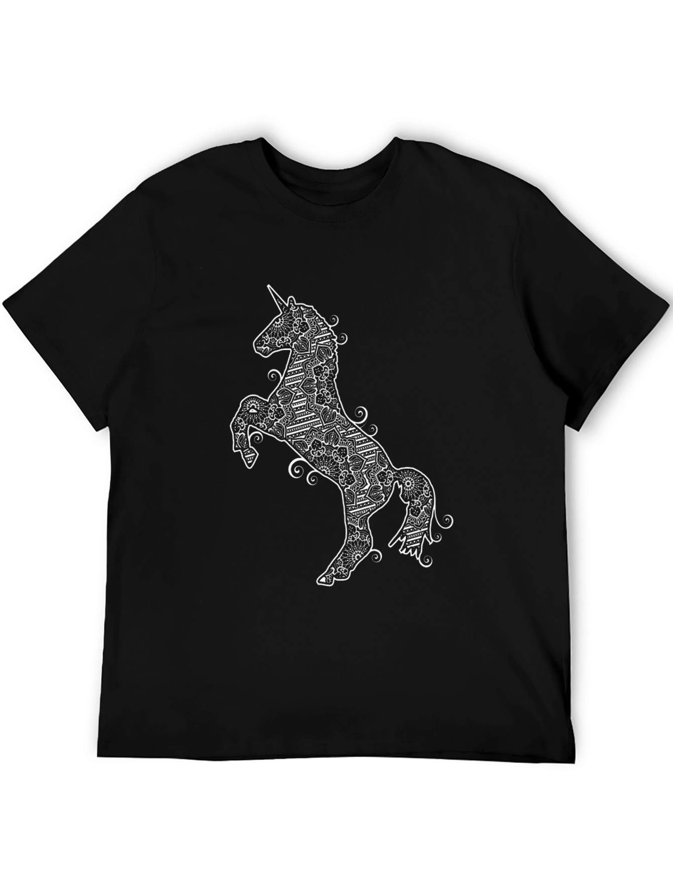 Unicorn Graphic T-Shirt - Black