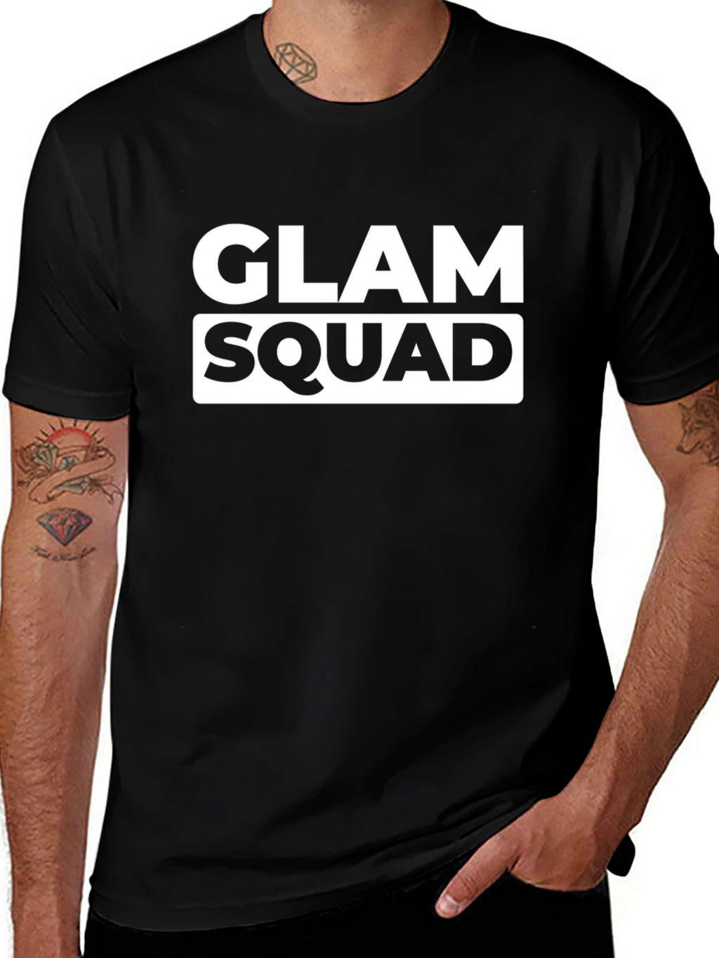 Glam Squad Black T-Shirt