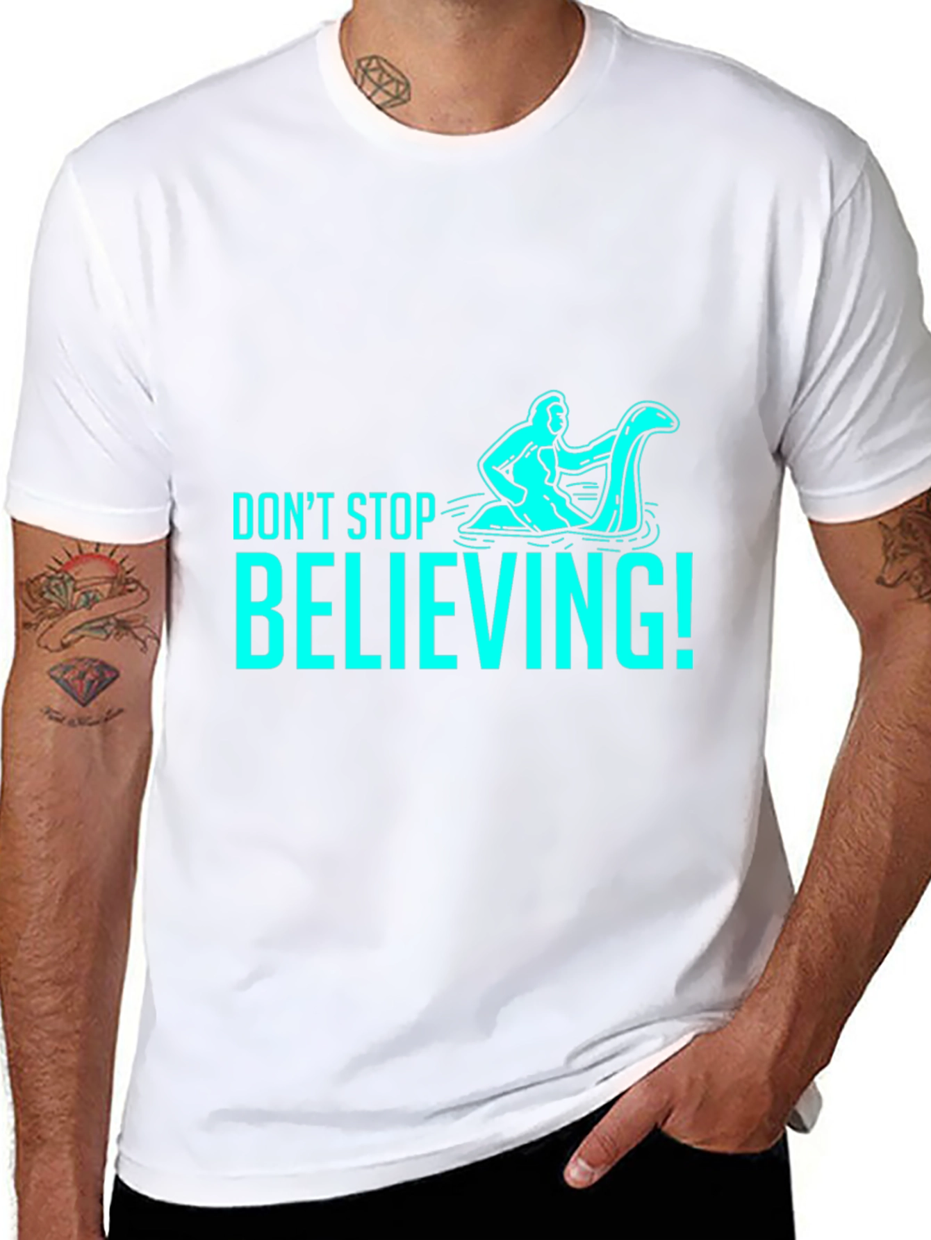 Dont Stop Believing T-Shirt - Funny Loch Ness Monster