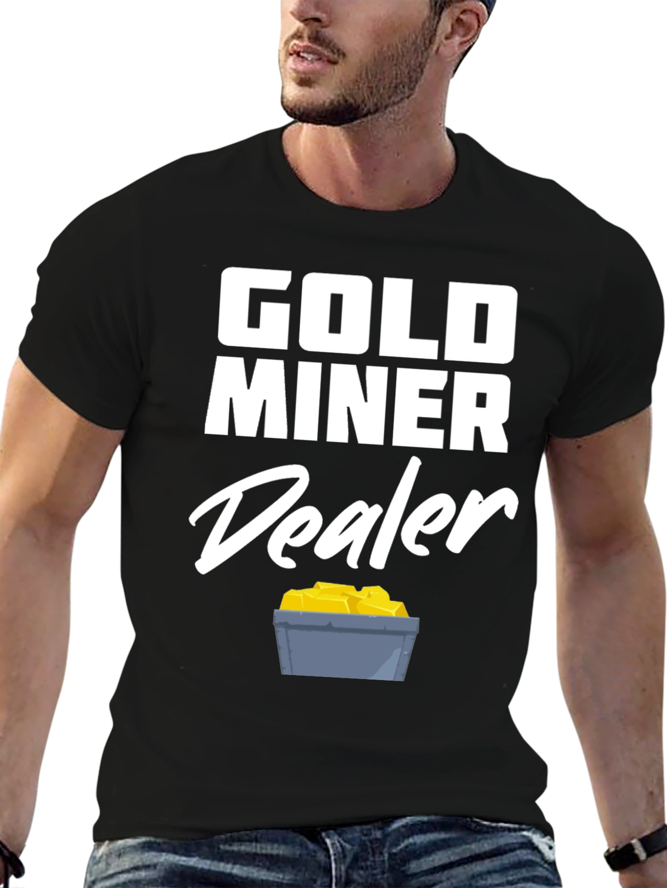 Gold Miner Dealer T-Shirt - Fun Graphic Tee