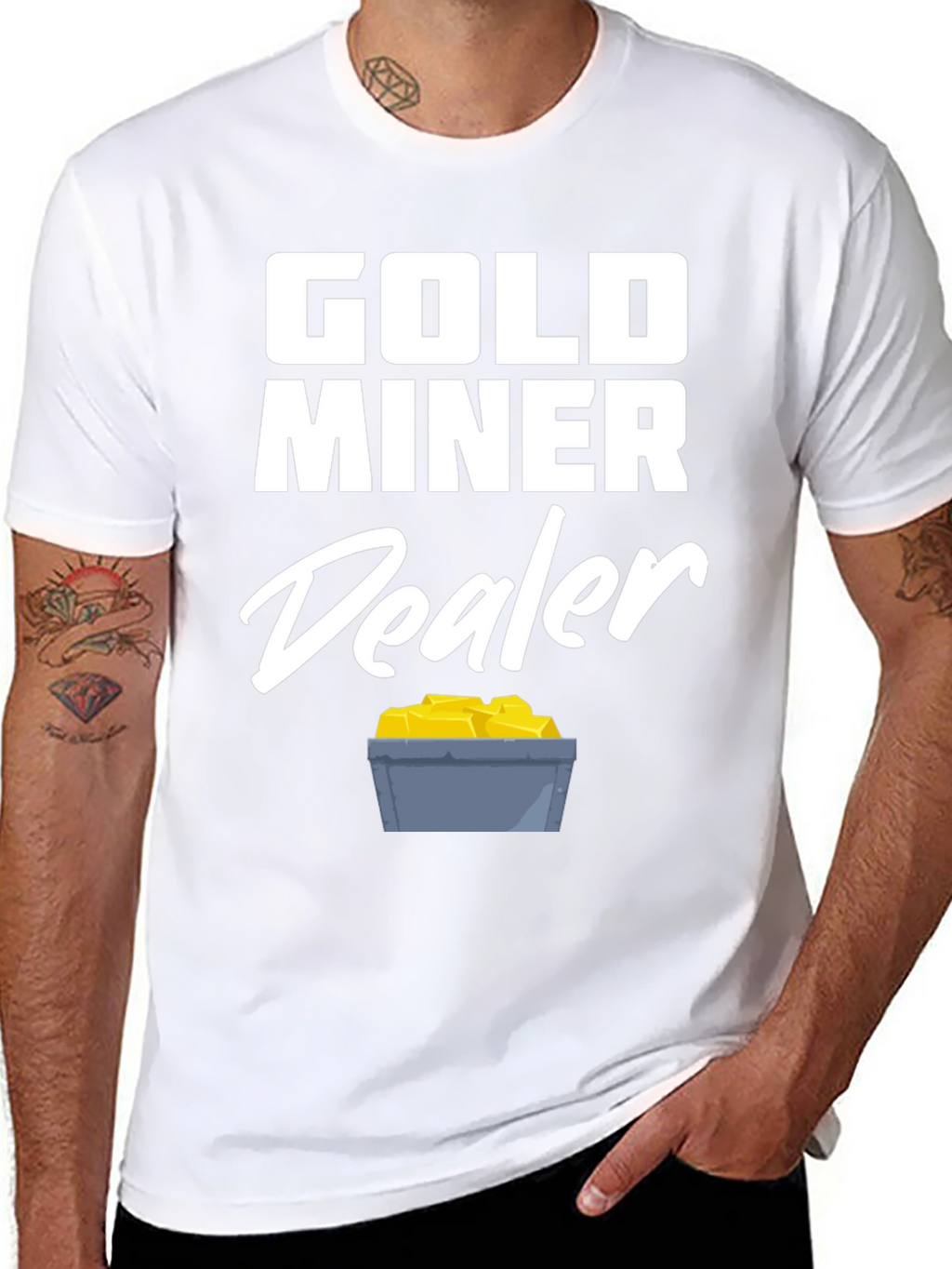 Gold Miner Dealer T-Shirt - Fun Graphic Tee