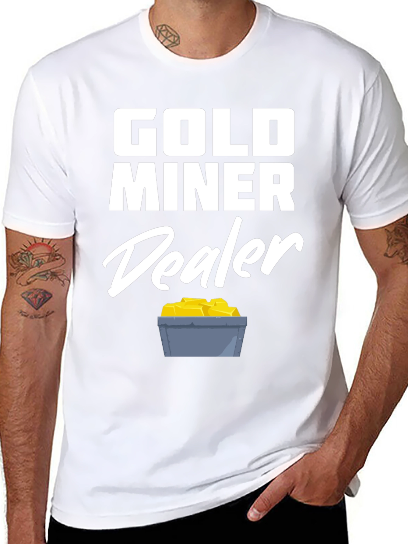 Gold Miner Dealer T-Shirt - Fun Graphic Tee