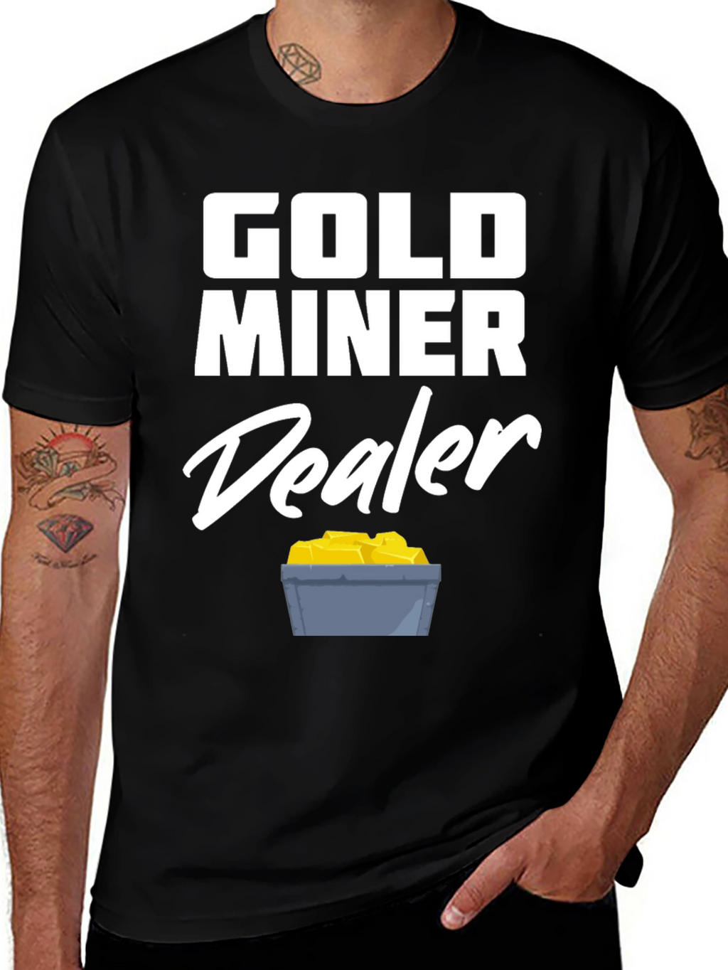 Gold Miner Dealer T-Shirt - Fun Graphic Tee