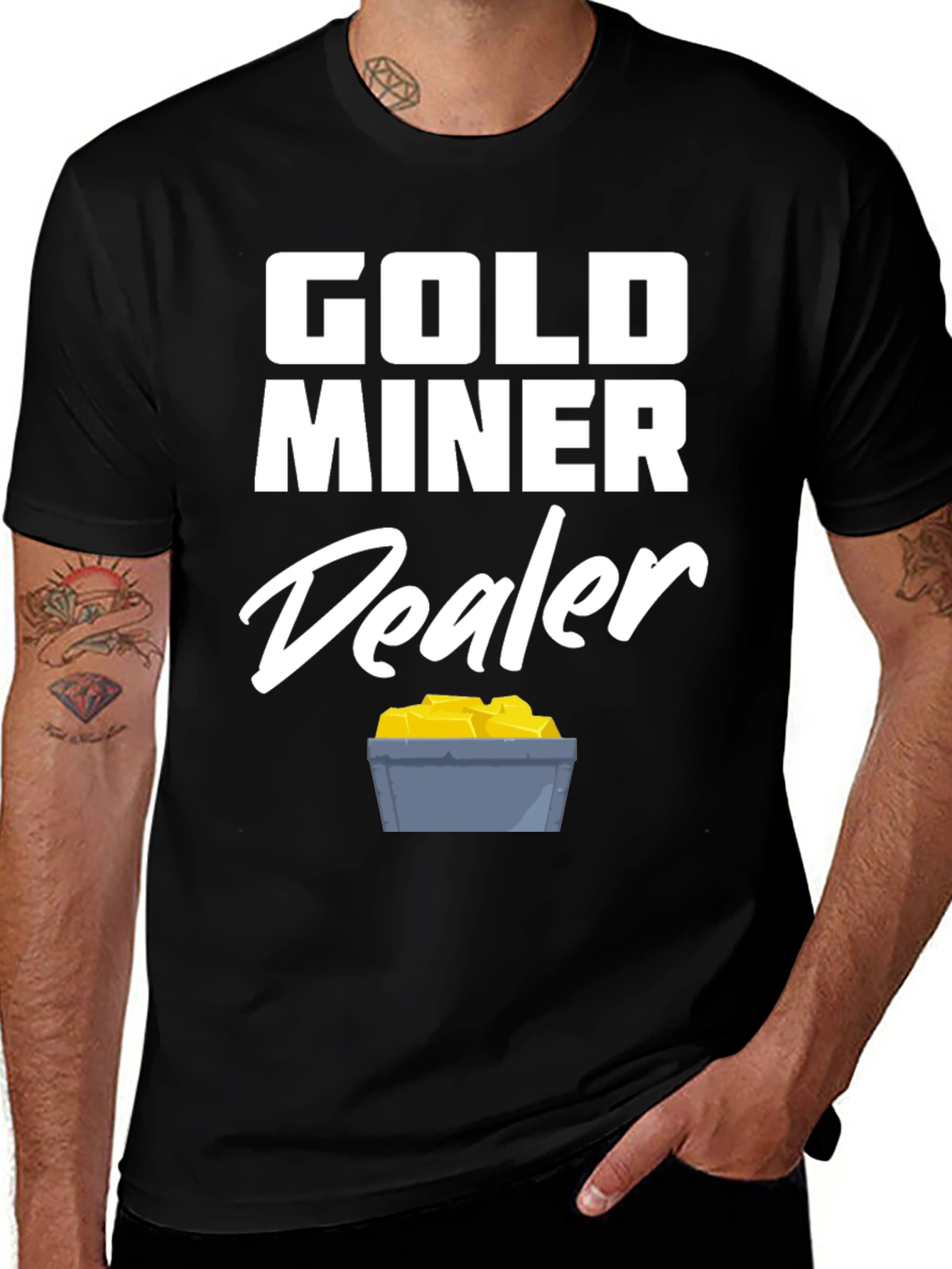 Gold Miner Dealer T-Shirt - Fun Graphic Tee