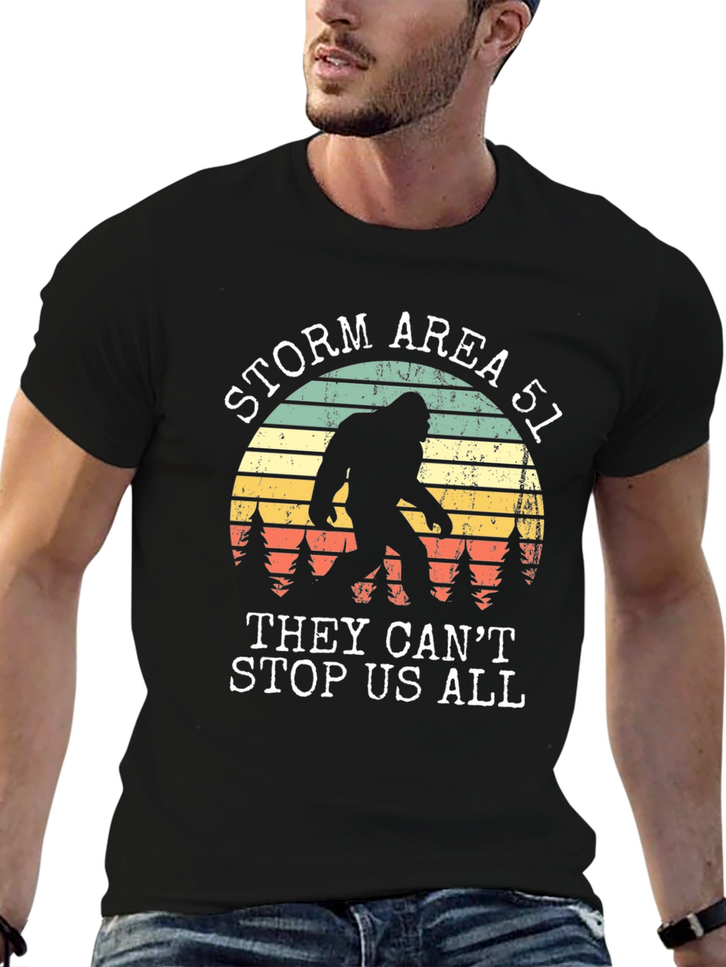 Storm Area 51 Bigfoot Graphic Tee
