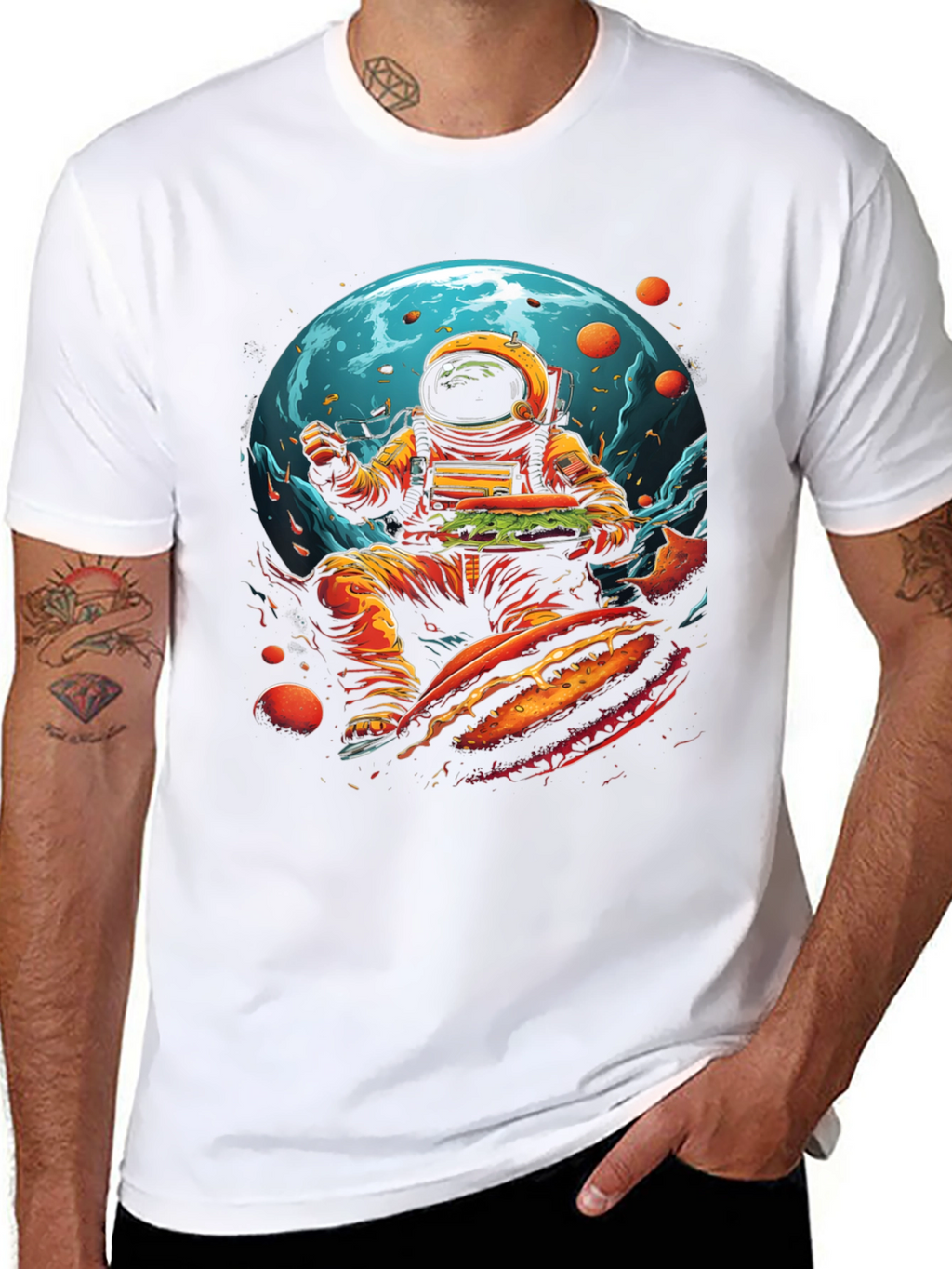 Astronaut Sandwich Graphic Tee