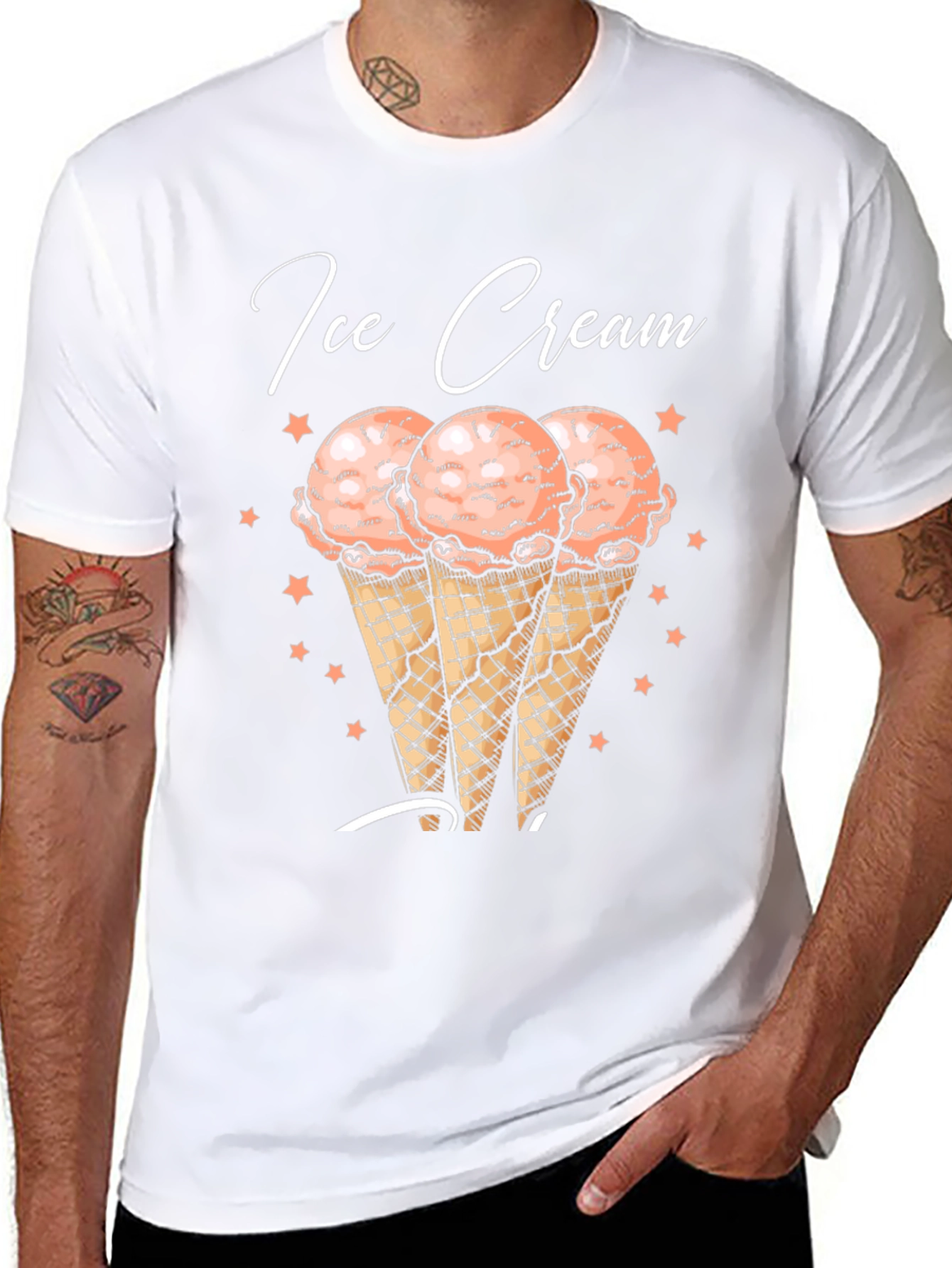 Ice Cream Cone Graphic Tee