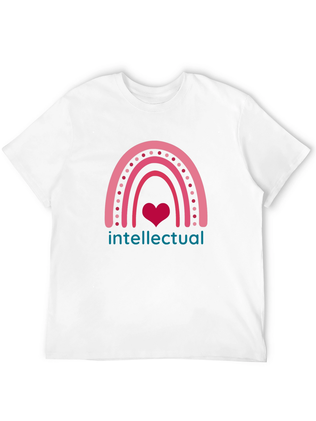 Intellectual Heart Rainbow Graphic Tee