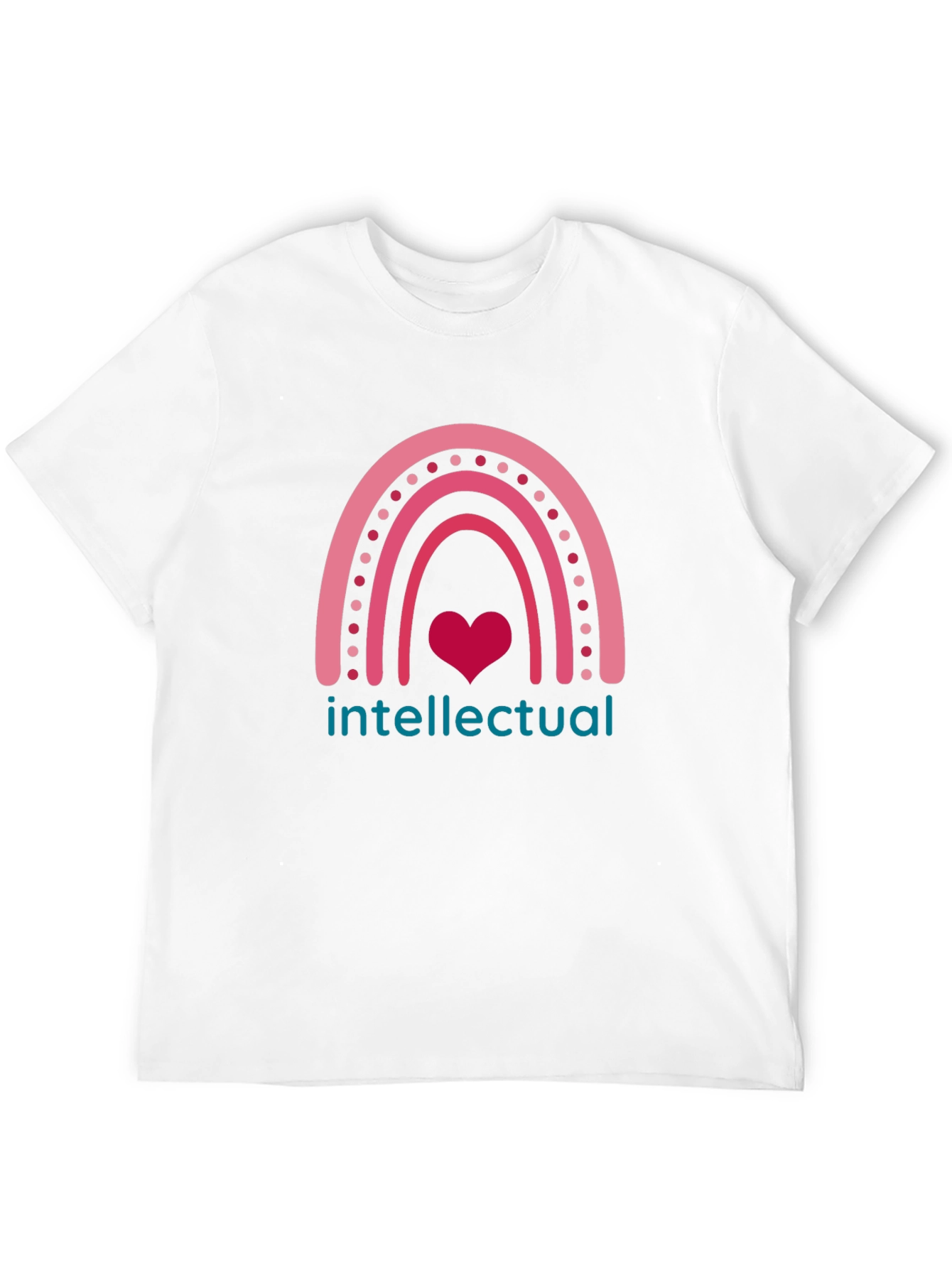 Intellectual Heart Rainbow Graphic Tee