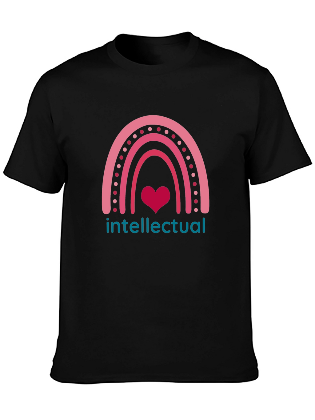 Intellectual Heart Rainbow Graphic Tee