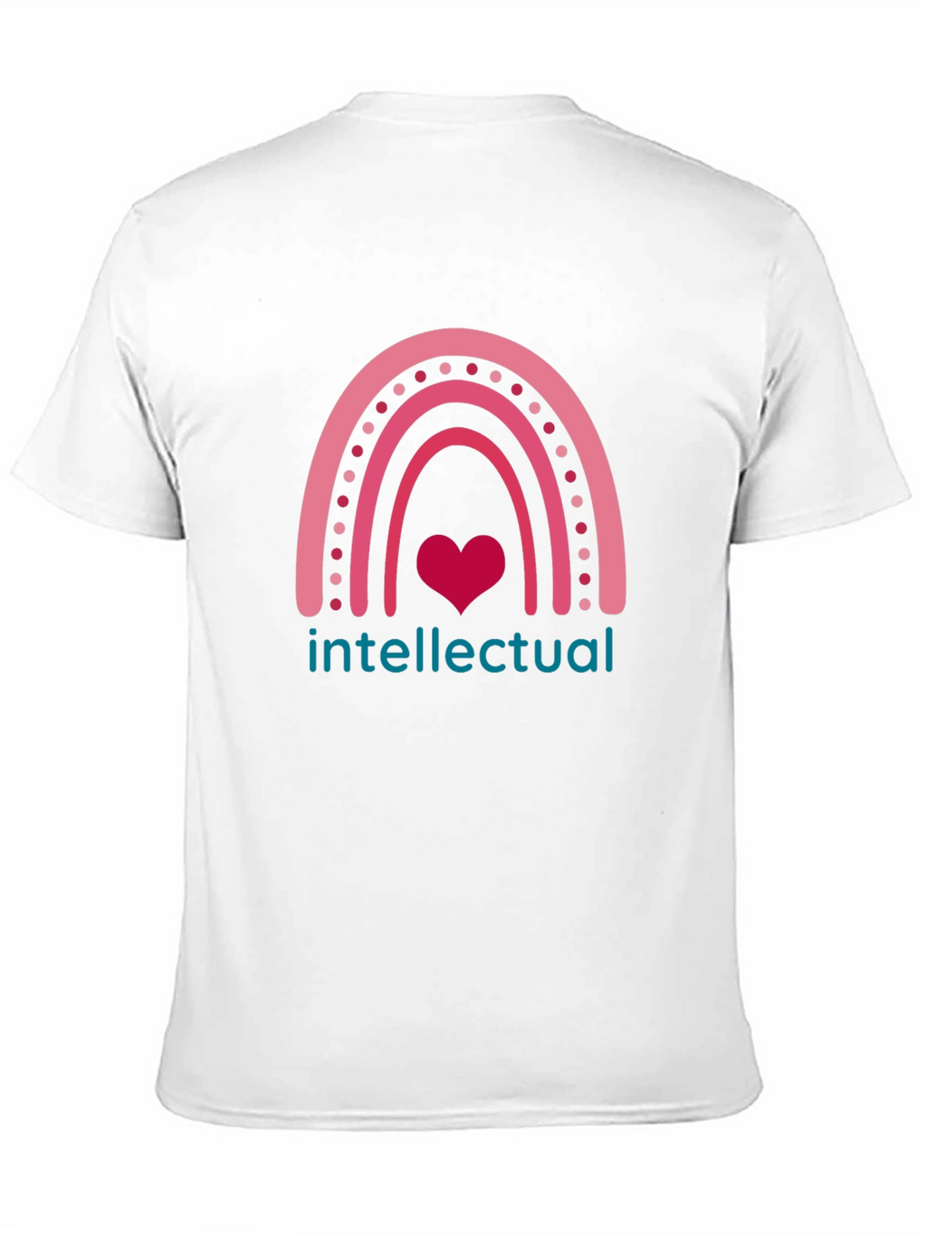 Intellectual Heart Rainbow Graphic Tee