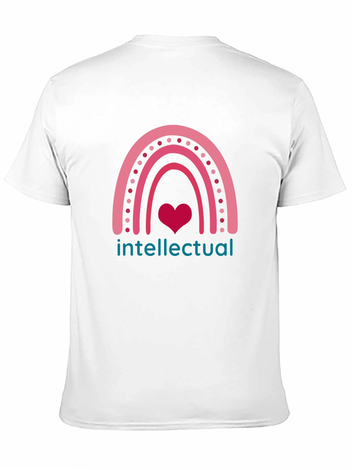 Intellectual Heart Rainbow Graphic Tee