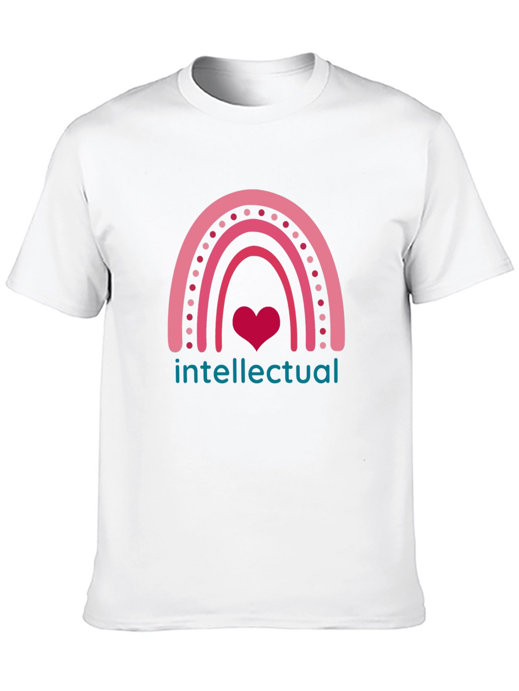 Intellectual Heart Rainbow Graphic Tee