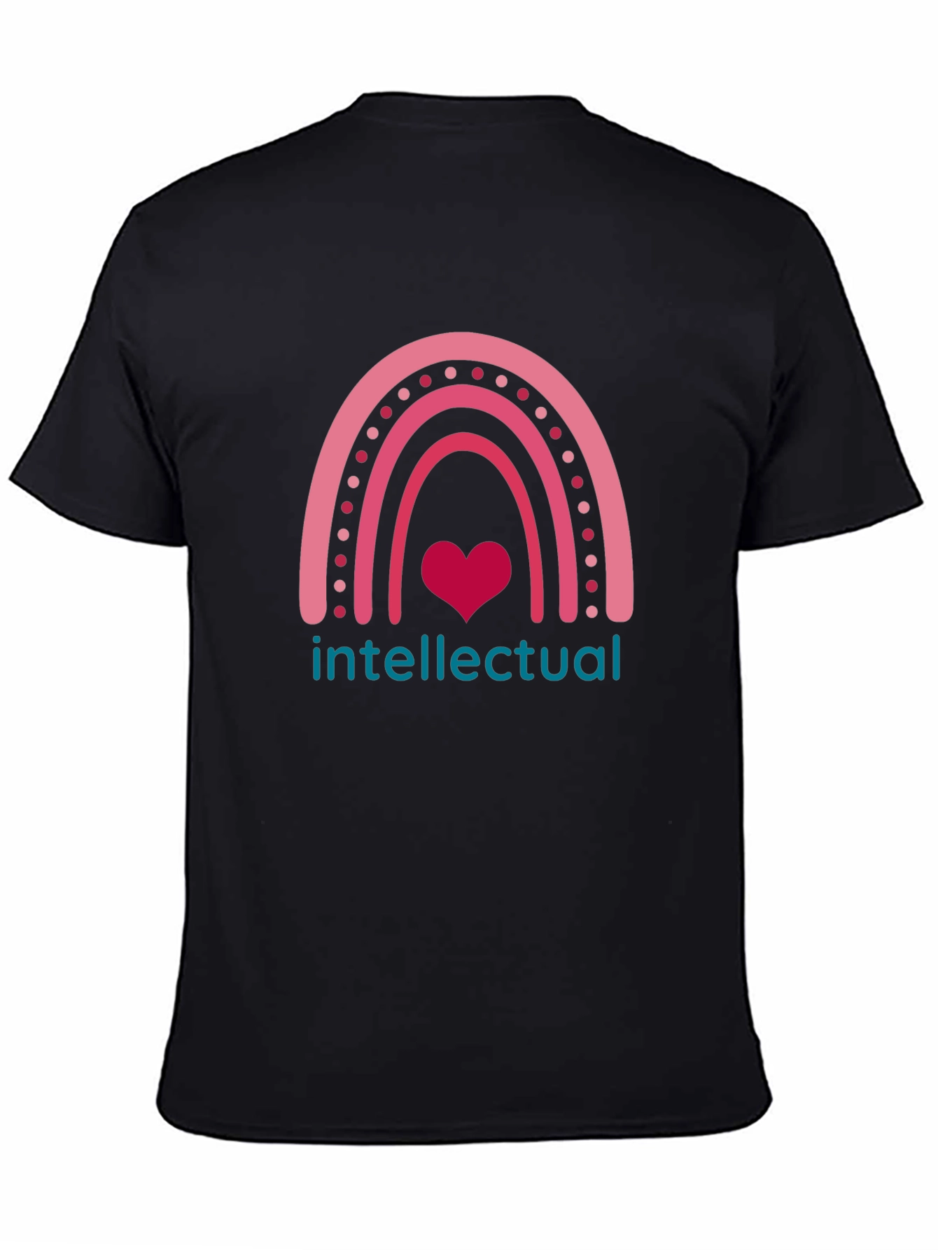 Intellectual Heart Rainbow Graphic Tee