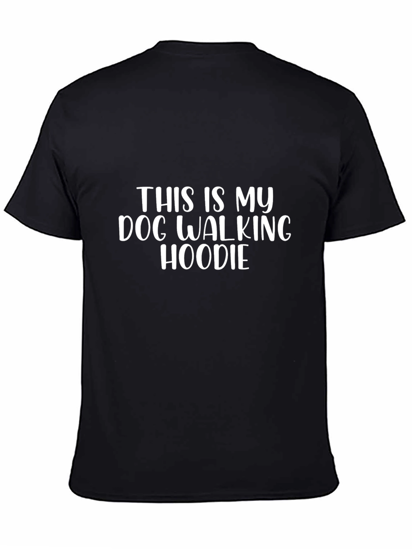 Dog Walking Hoodie T-Shirt Funny Pet Owner Tee