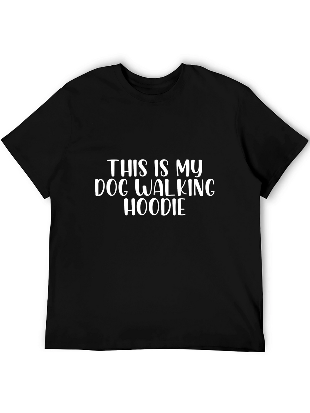 Dog Walking Hoodie T-Shirt Funny Pet Owner Tee