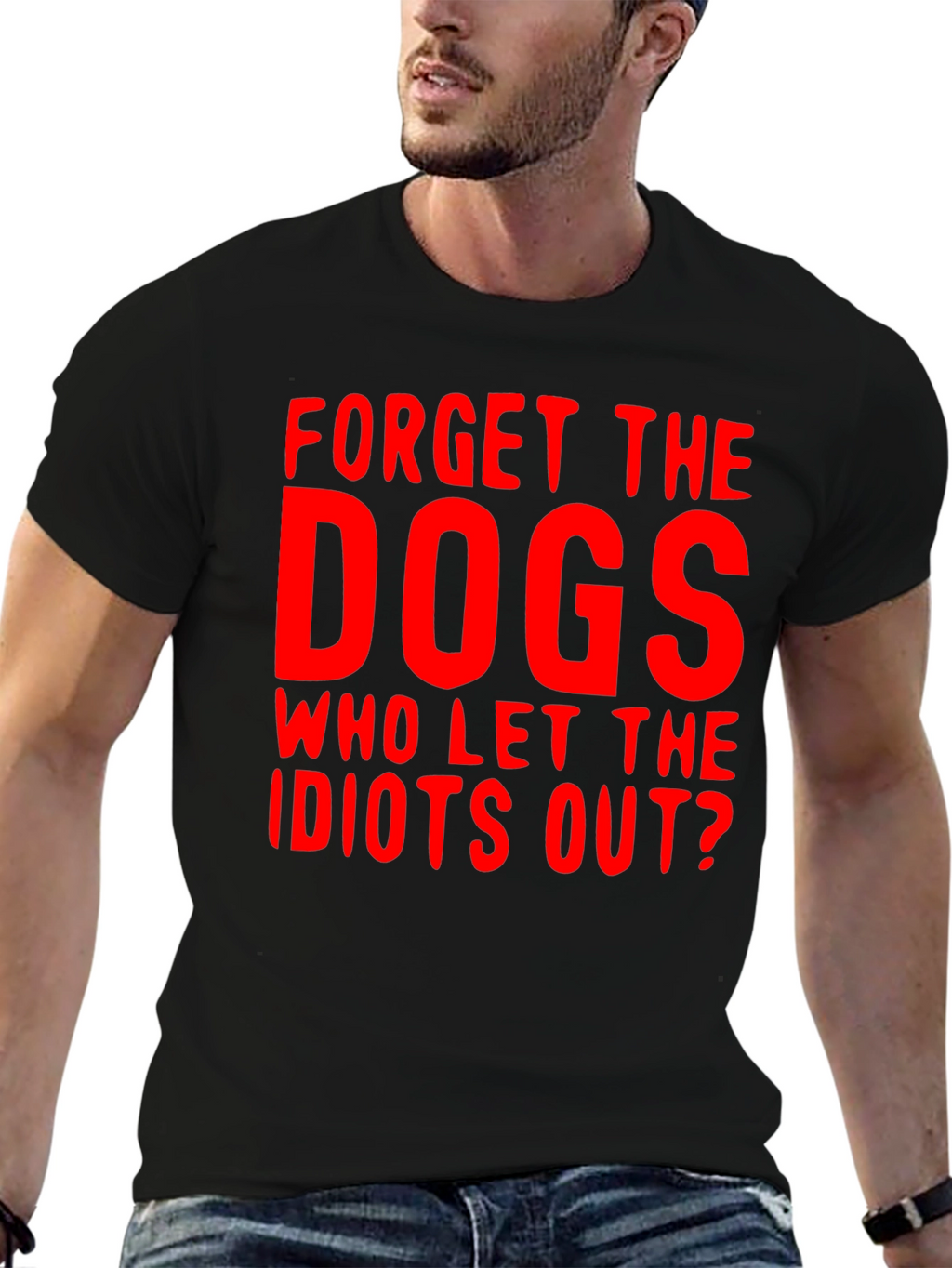 Forget the Dogs Graphic T-Shirt